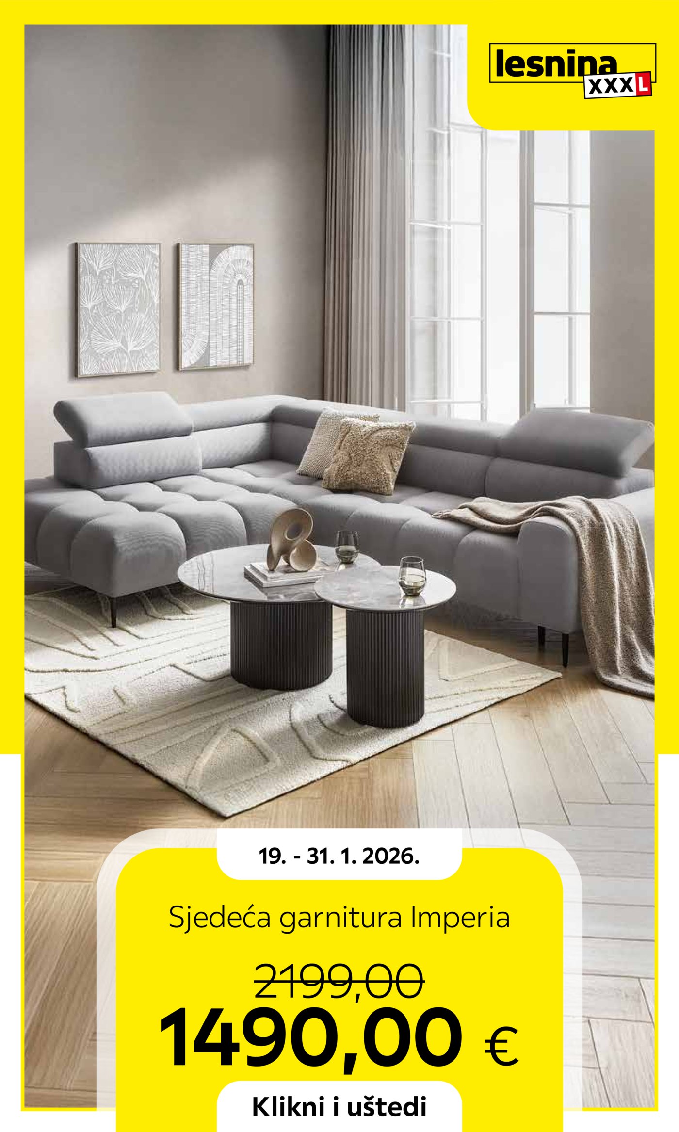 Lesnina katalog Akcija 19.01.-31.01.2026.