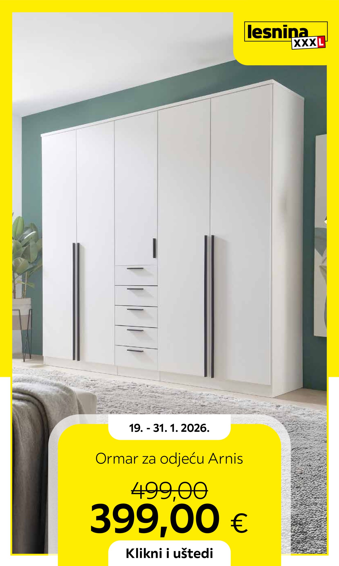 Lesnina katalog Akcija 19.01.-31.01.2026.