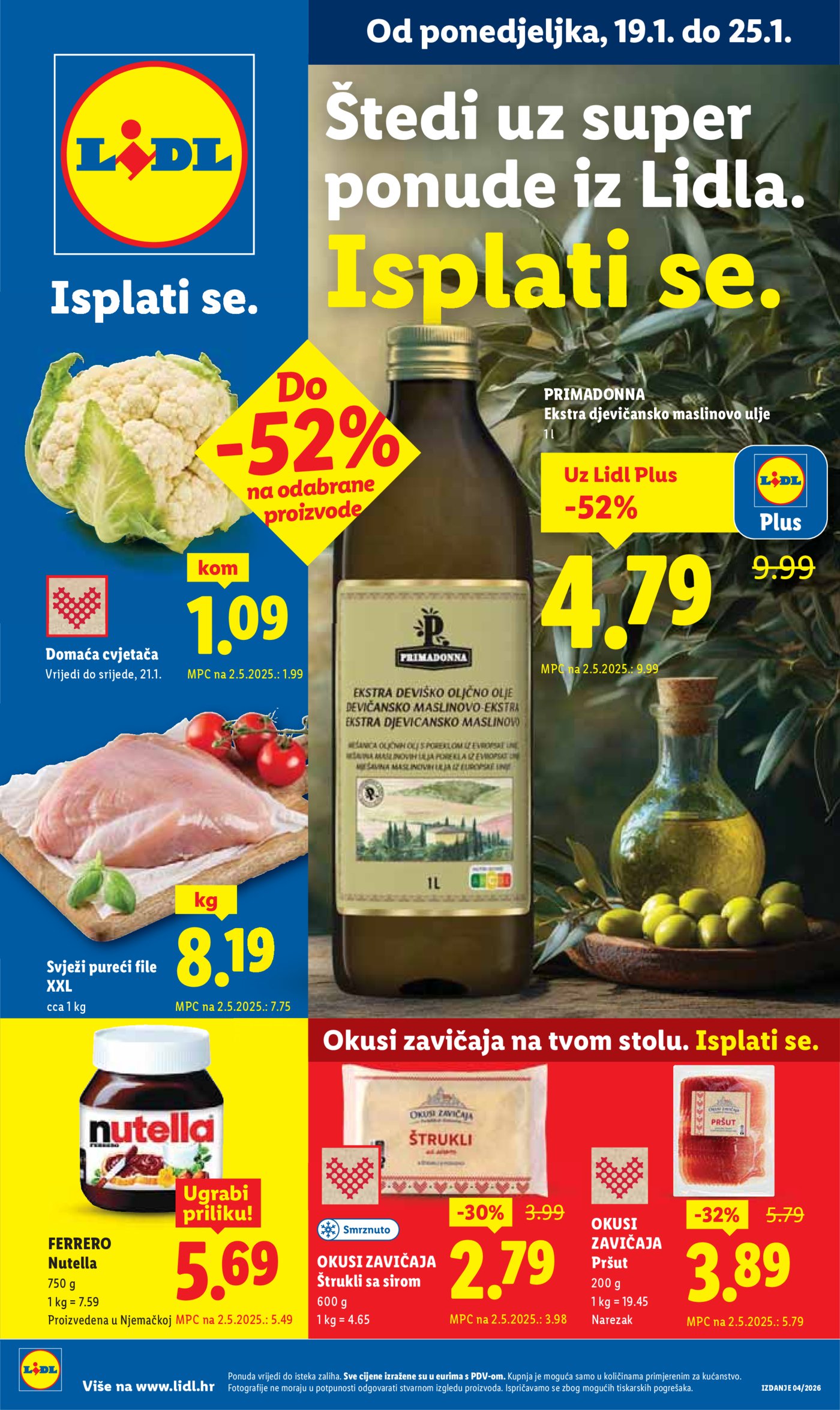 Lidl Super ponuda od ponedjeljka 19.01.-25.01.20256