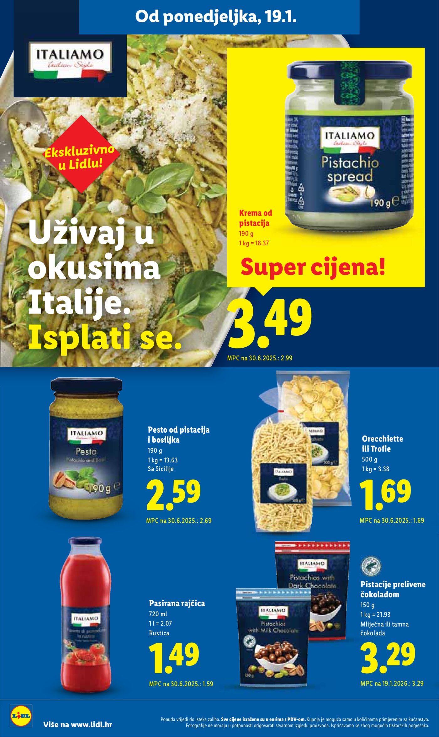 Lidl Super ponuda od ponedjeljka 19.01.-25.01.20256