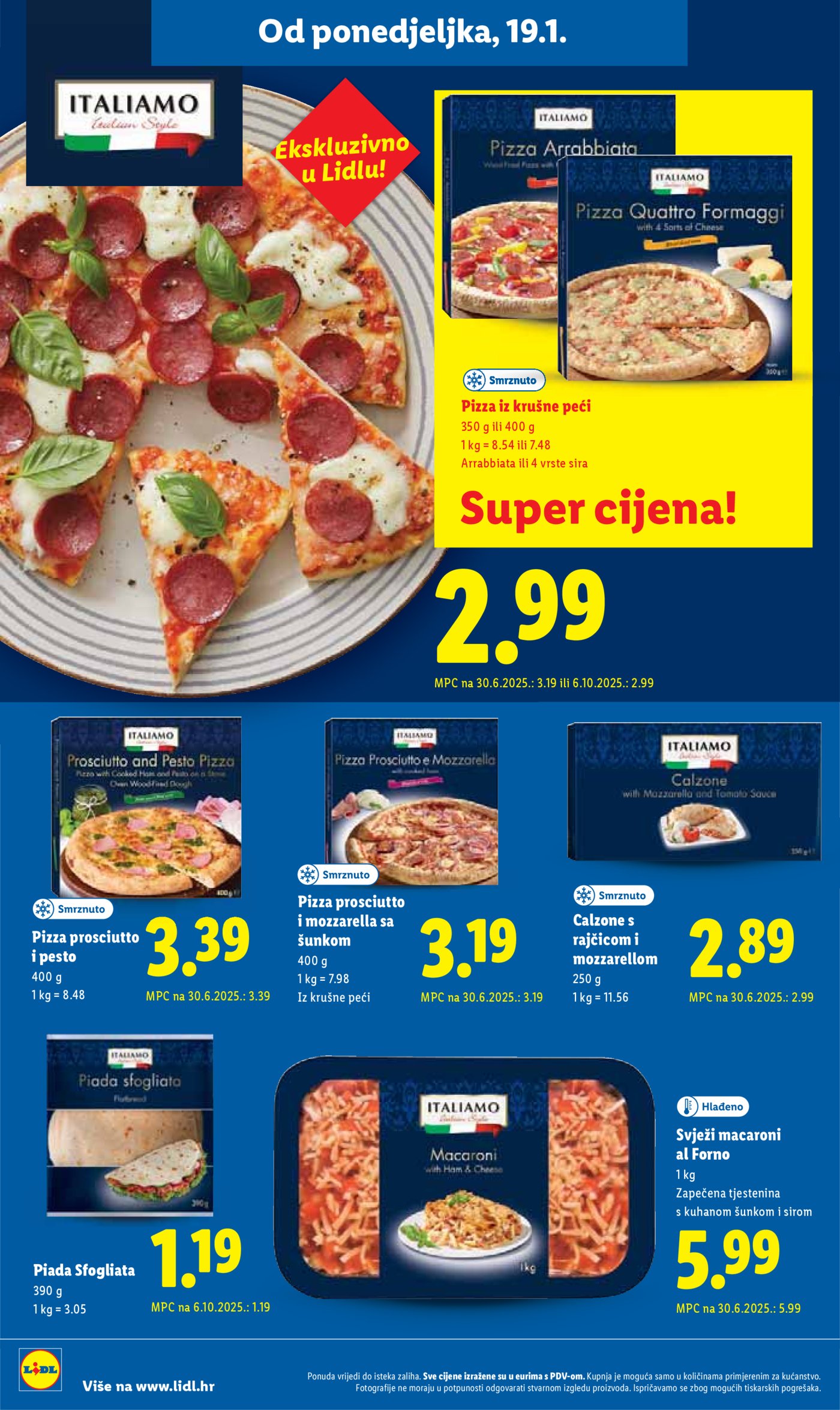 Lidl Super ponuda od ponedjeljka 19.01.-25.01.20256