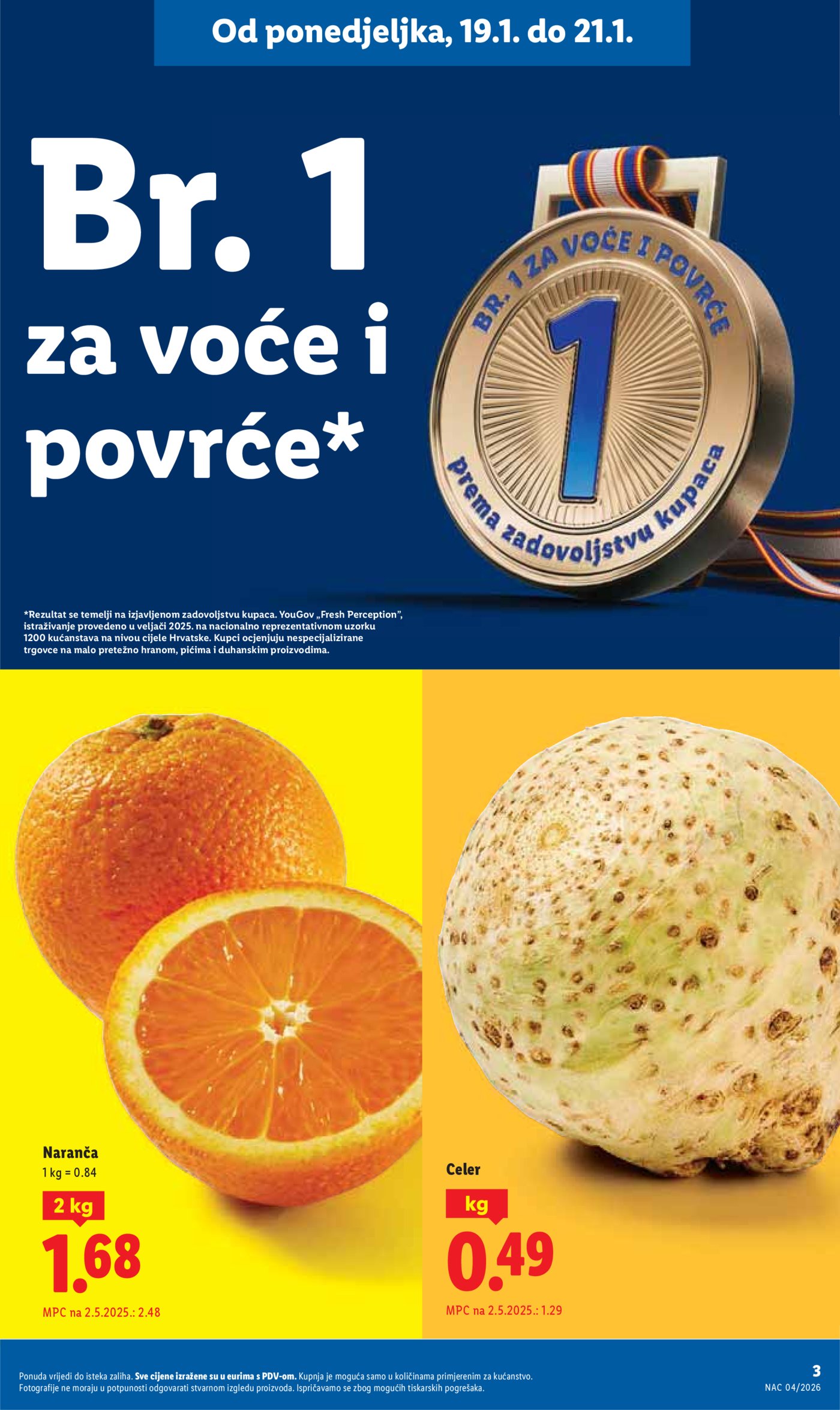 Lidl Super ponuda od ponedjeljka 19.01.-25.01.20256