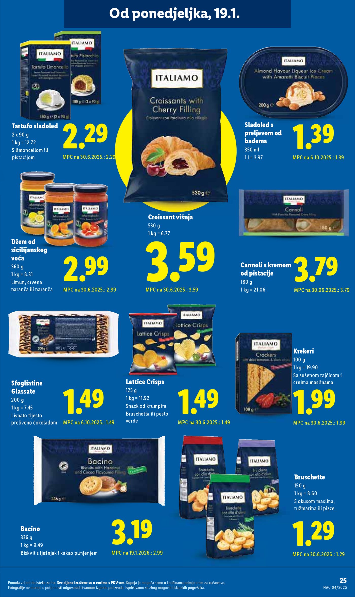 Lidl Super ponuda od ponedjeljka 19.01.-25.01.20256
