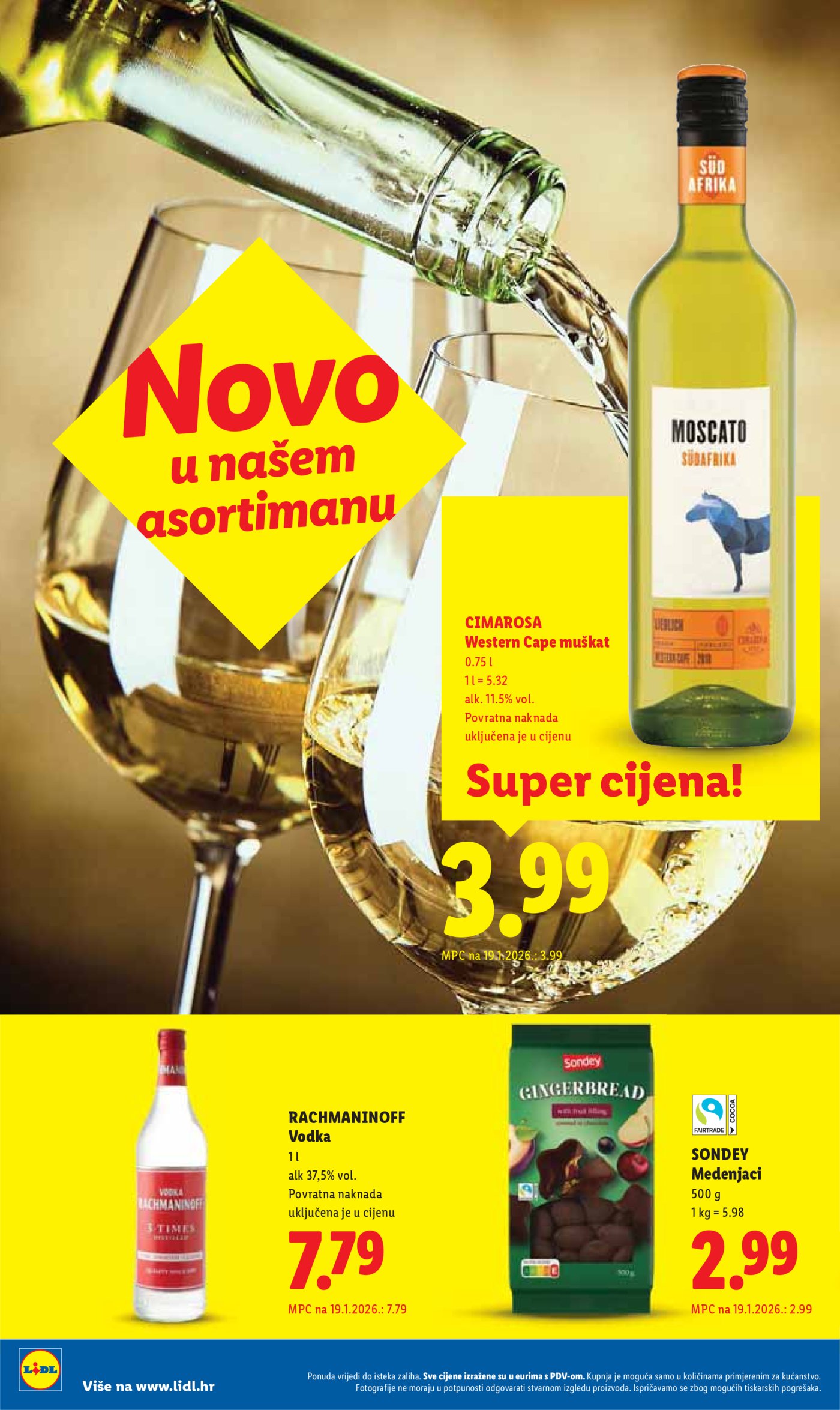 Lidl Super ponuda od ponedjeljka 19.01.-25.01.20256