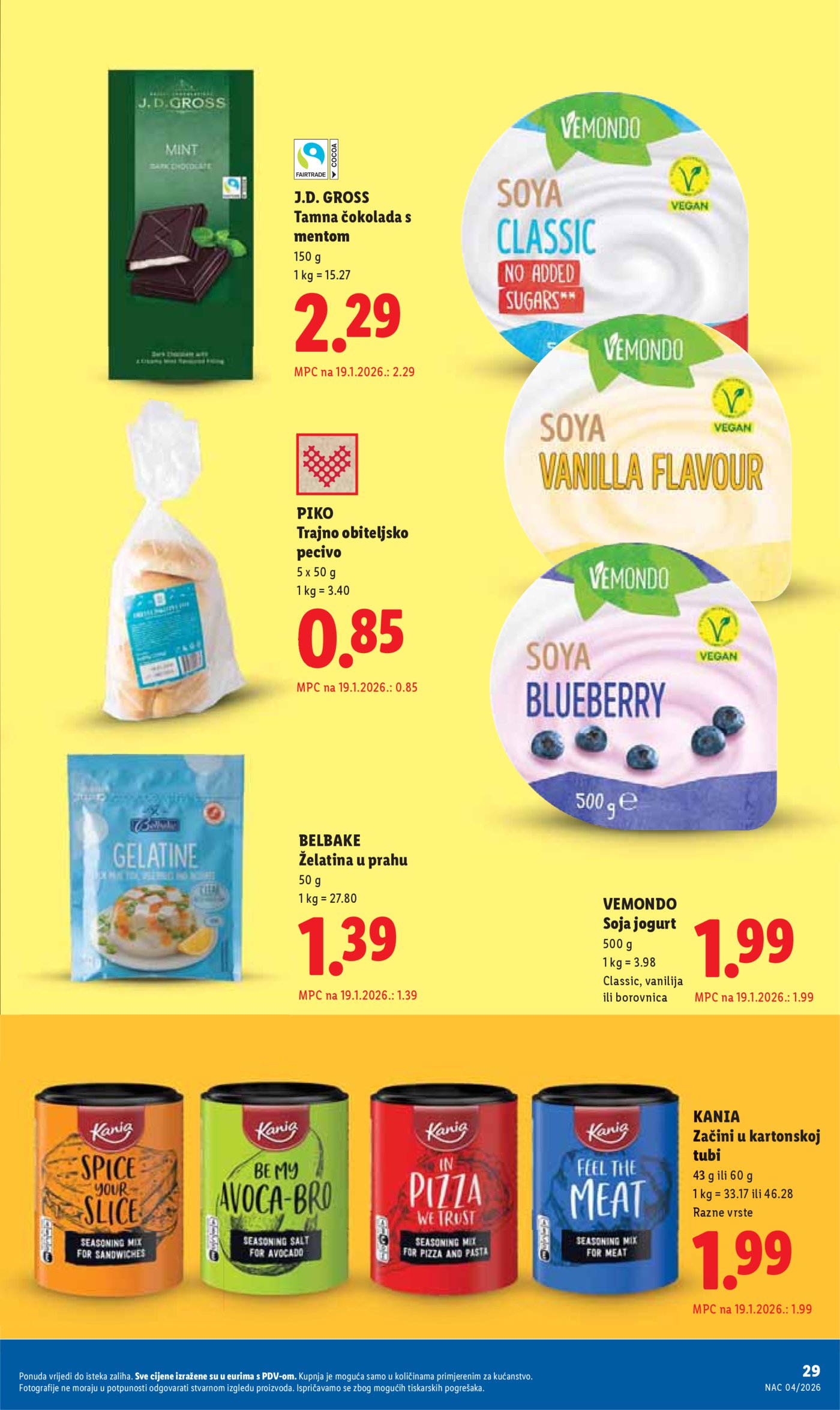 Lidl Super ponuda od ponedjeljka 19.01.-25.01.20256