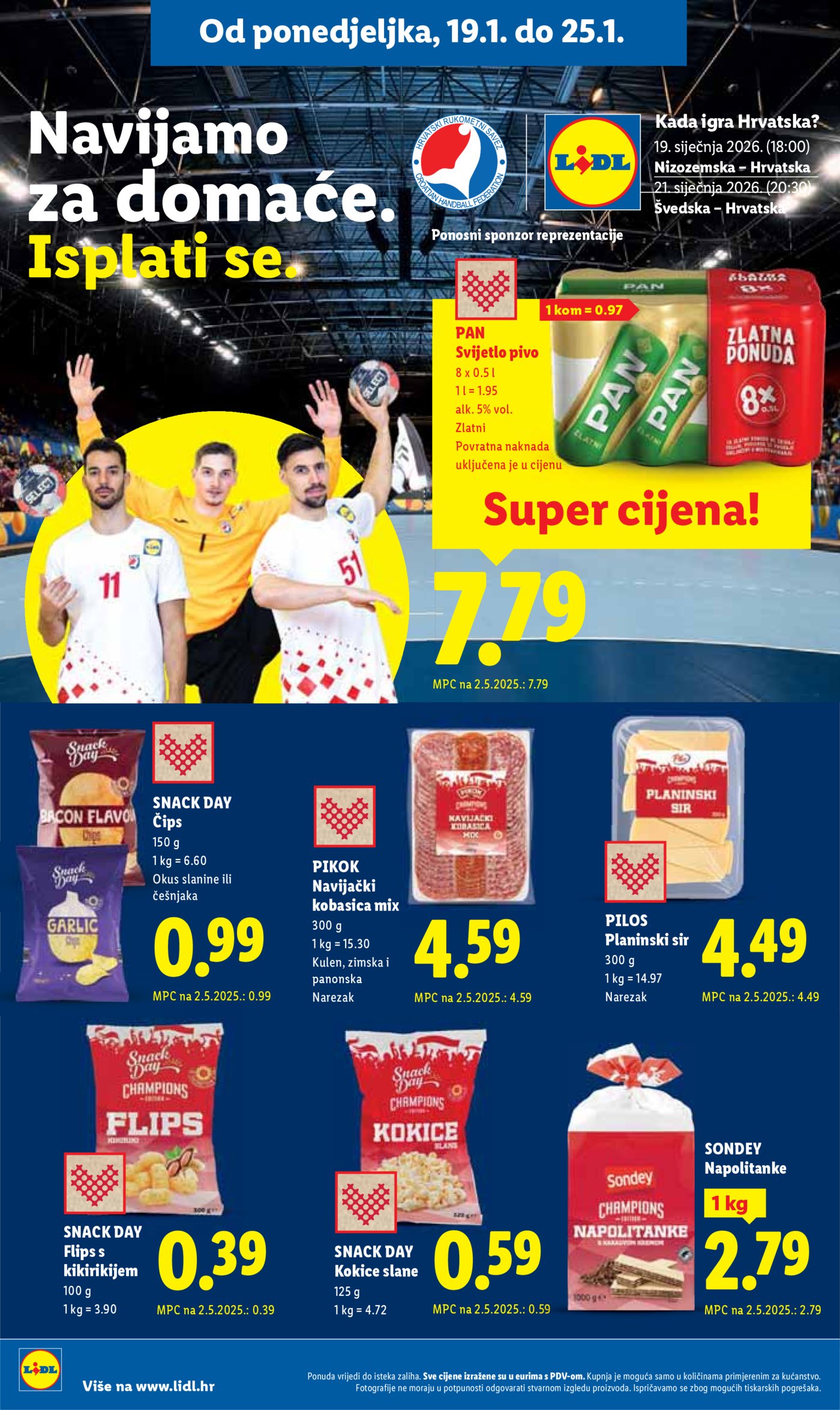 Lidl Super ponuda od ponedjeljka 19.01.-25.01.20256