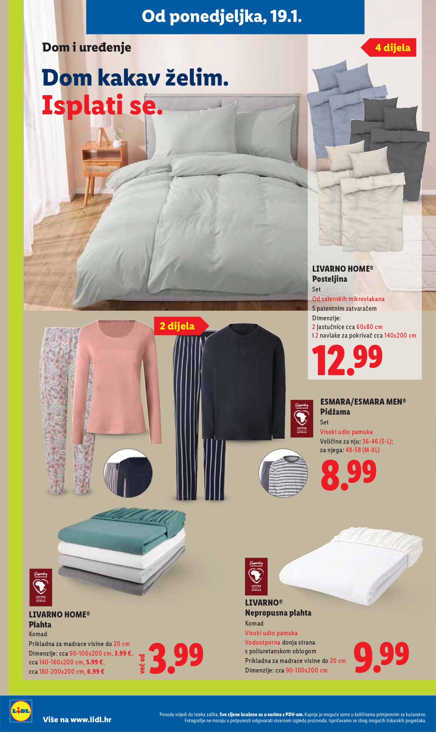 Lidl Super ponuda od ponedjeljka 19.01.-25.01.20256