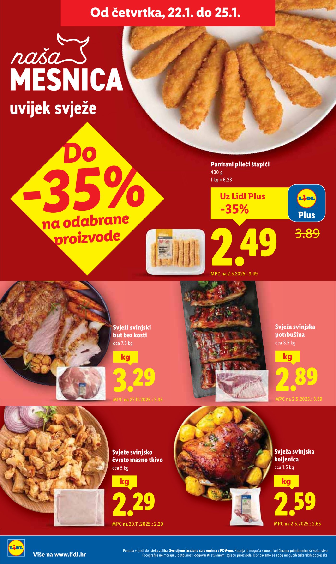 Lidl Super ponuda od ponedjeljka 19.01.-25.01.20256