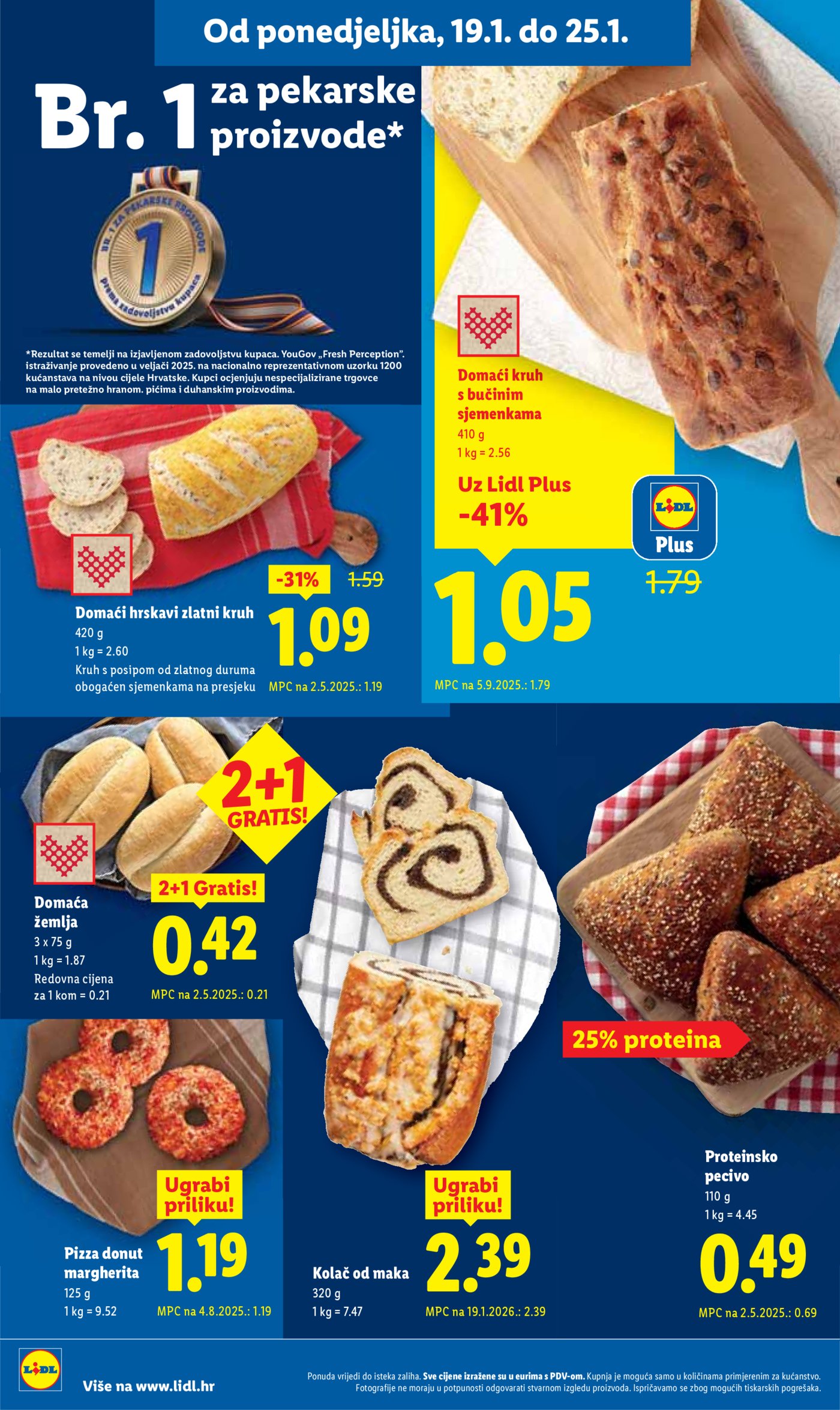Lidl Super ponuda od ponedjeljka 19.01.-25.01.20256