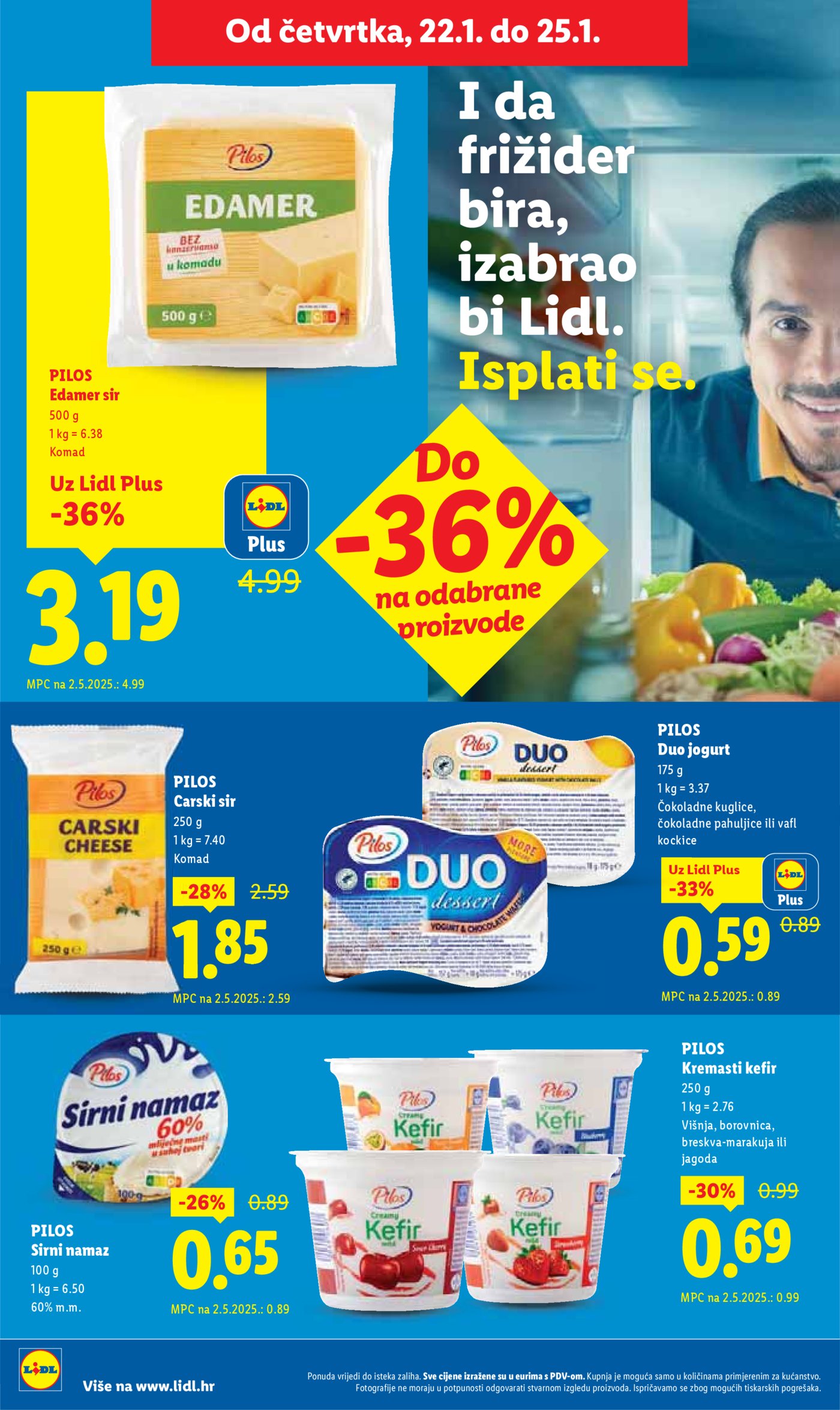 Lidl Super ponuda od ponedjeljka 19.01.-25.01.20256