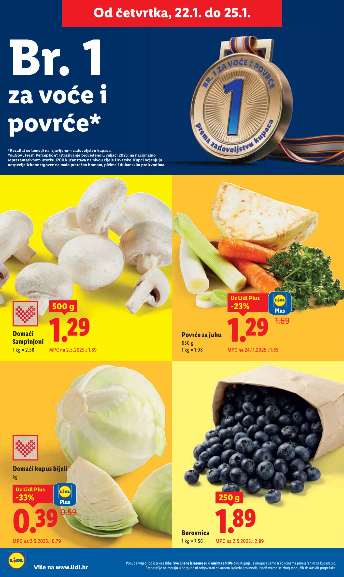 Lidl Super ponuda od ponedjeljka 19.01.-25.01.20256