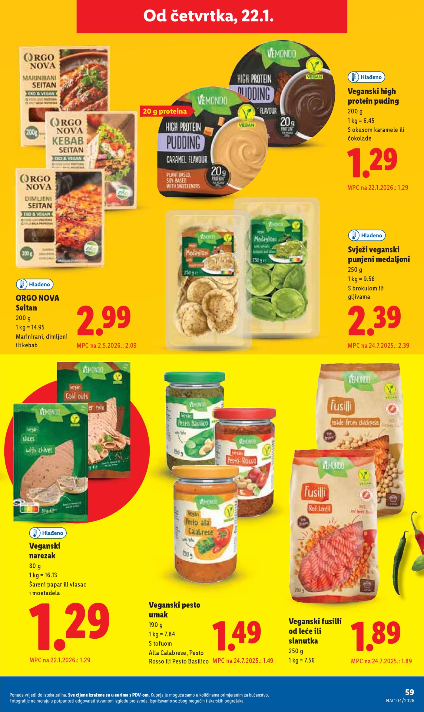 Lidl Super ponuda od ponedjeljka 19.01.-25.01.20256