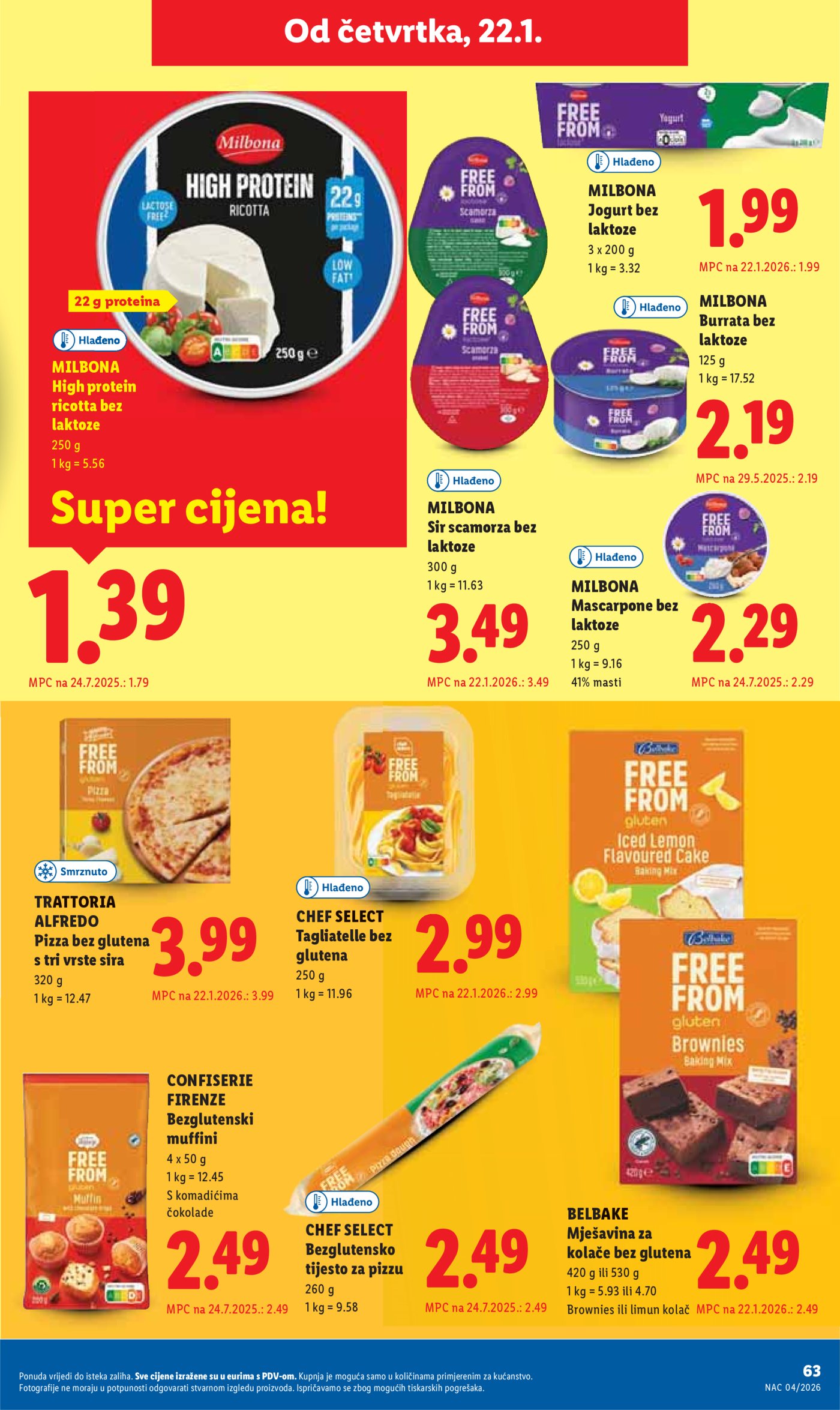 Lidl Super ponuda od ponedjeljka 19.01.-25.01.20256