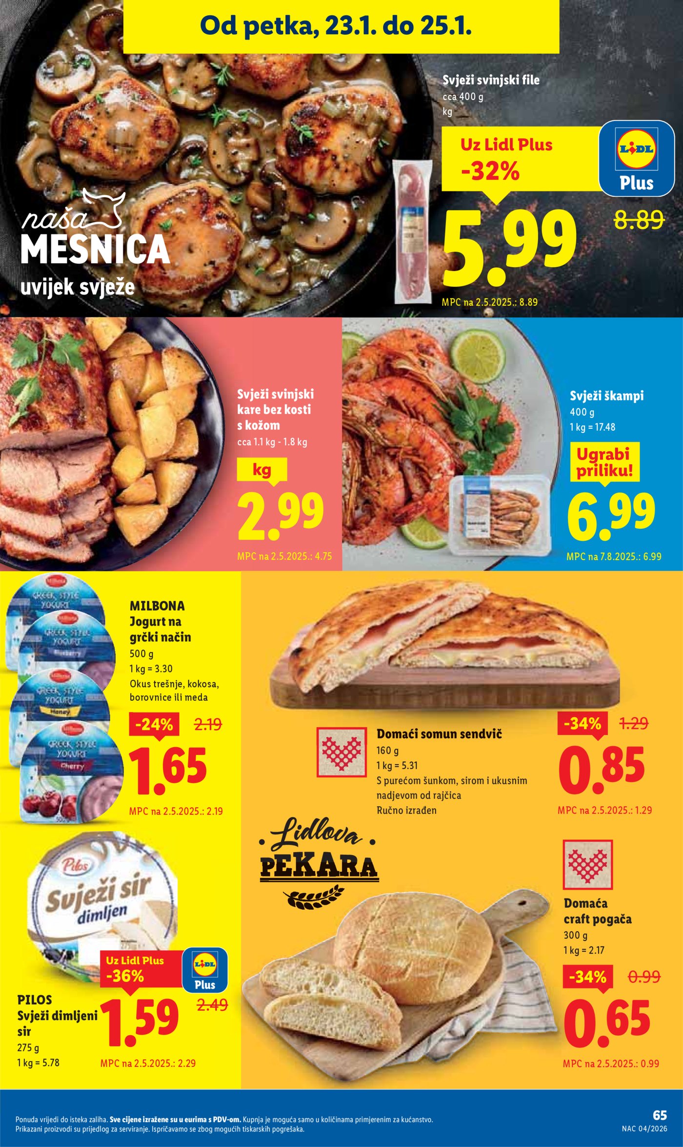 Lidl Super ponuda od ponedjeljka 19.01.-25.01.20256