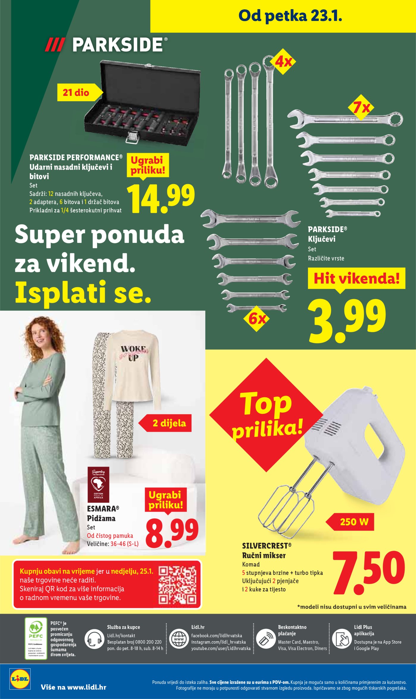 Lidl Super ponuda od ponedjeljka 19.01.-25.01.20256
