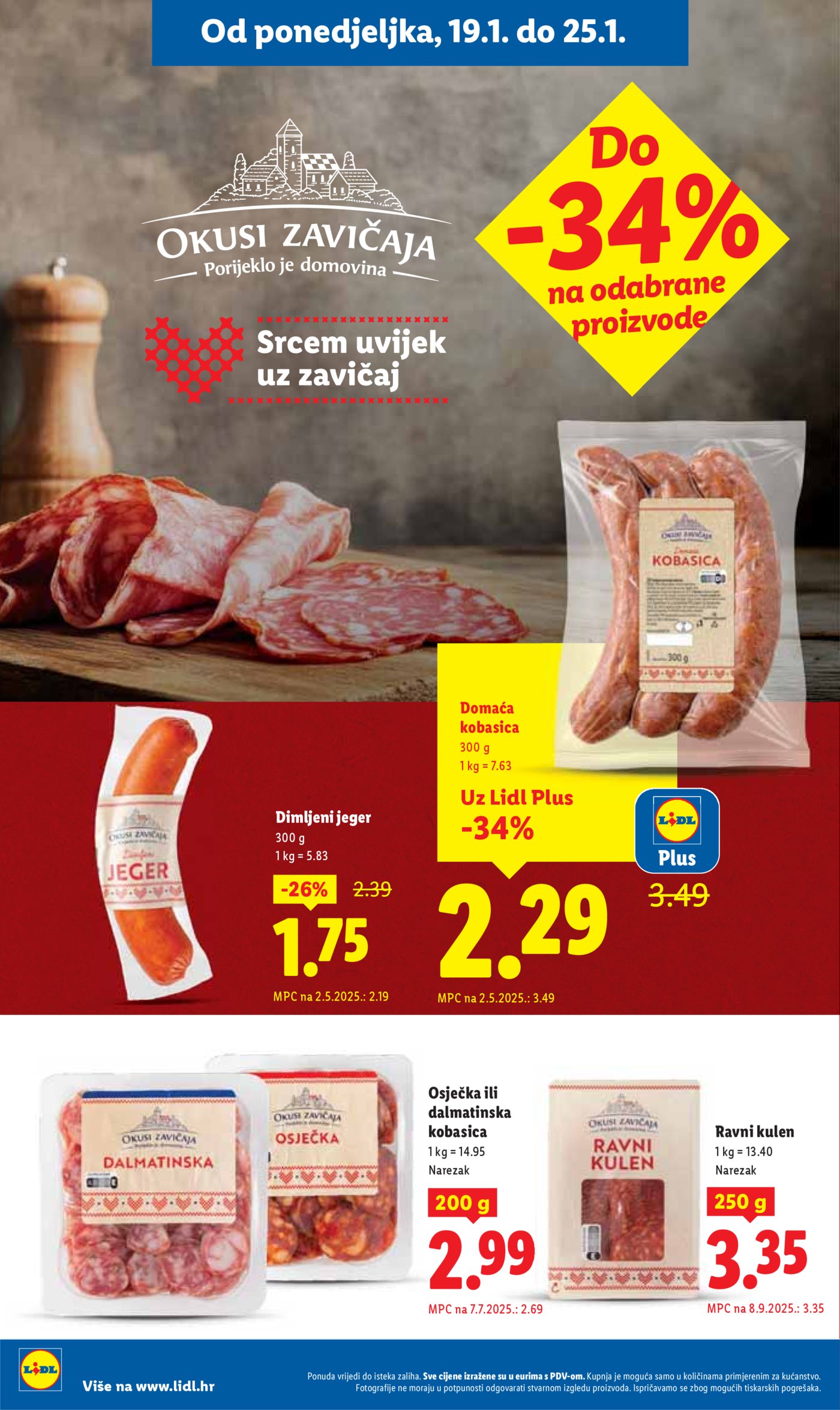 Lidl Super ponuda od ponedjeljka 19.01.-25.01.20256