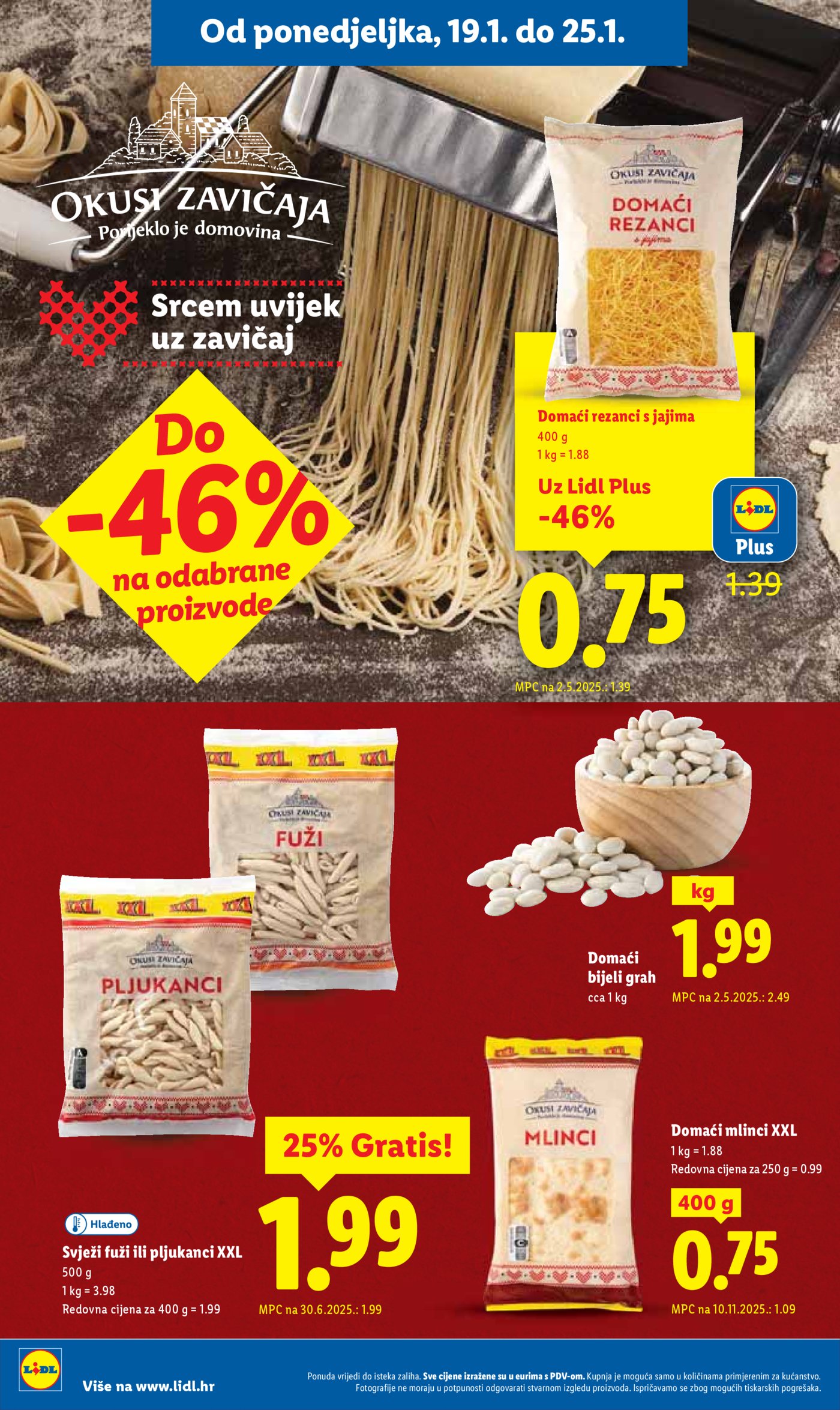 Lidl Super ponuda od ponedjeljka 19.01.-25.01.20256