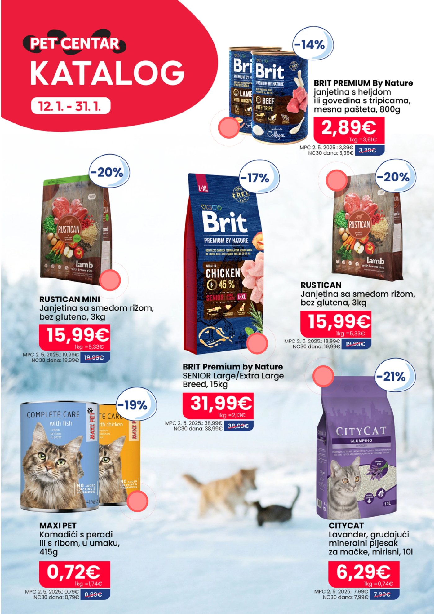 Pet centar katalog Akcija 12.01. - 31.01.2026.