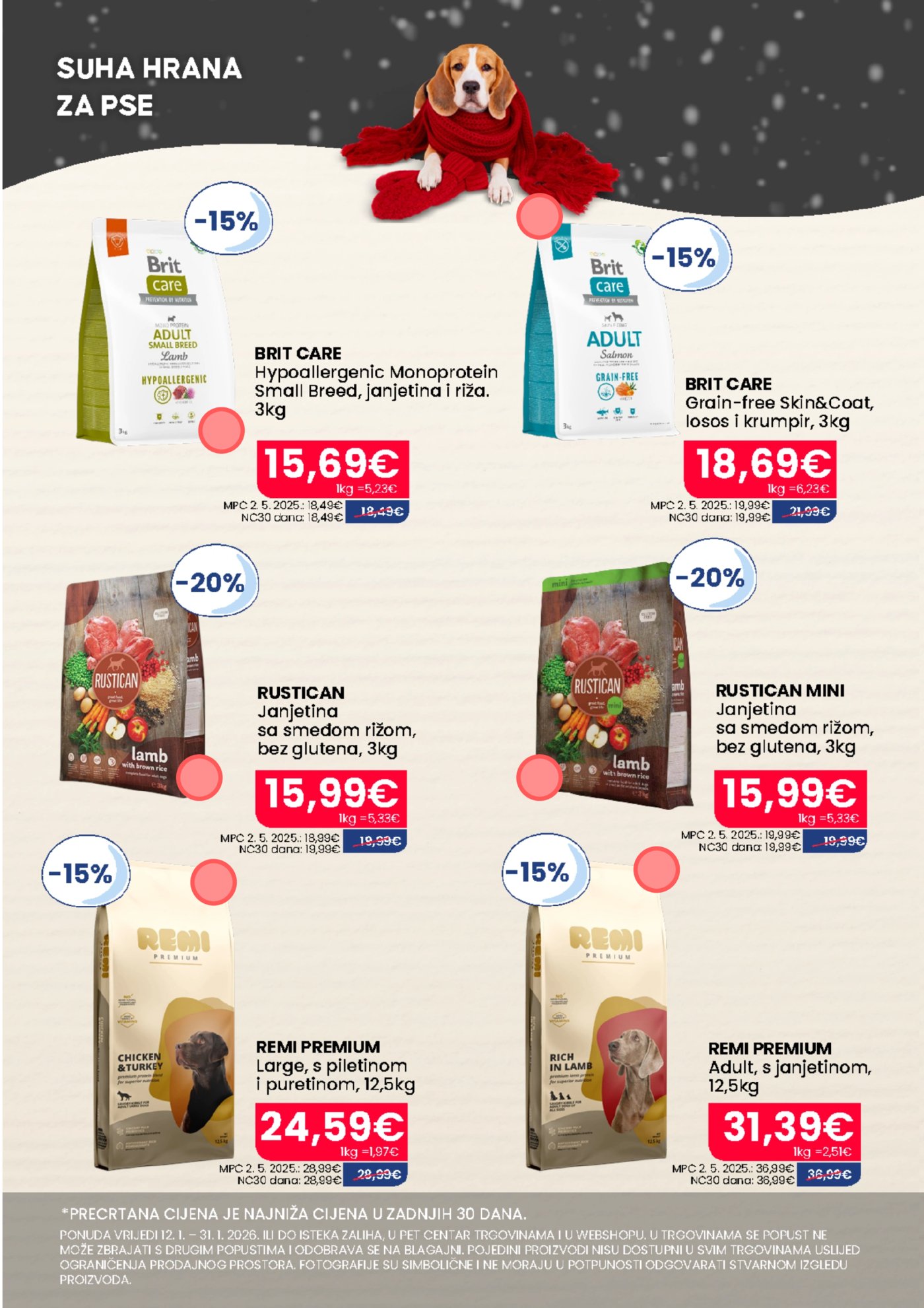 Pet centar katalog Akcija 12.01. - 31.01.2026.