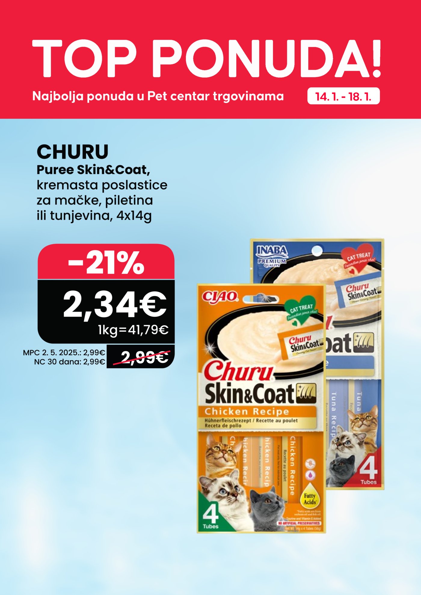 Pet centar Top ponuda 14.01. - 18.01.2026.