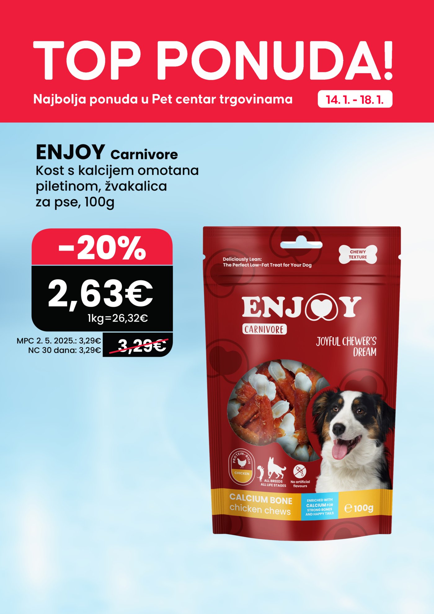 Pet centar Top ponuda 14.01. - 18.01.2026.