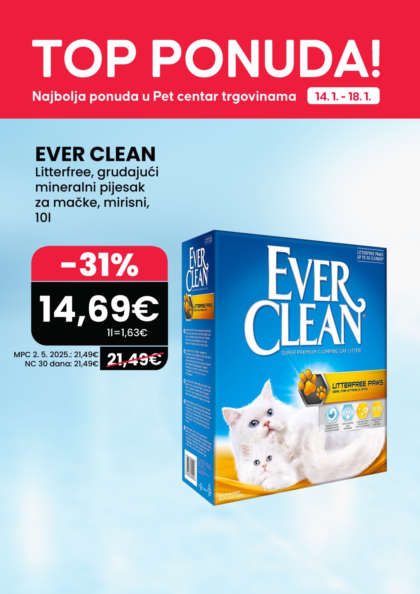Pet centar Top ponuda 14.01. - 18.01.2026.