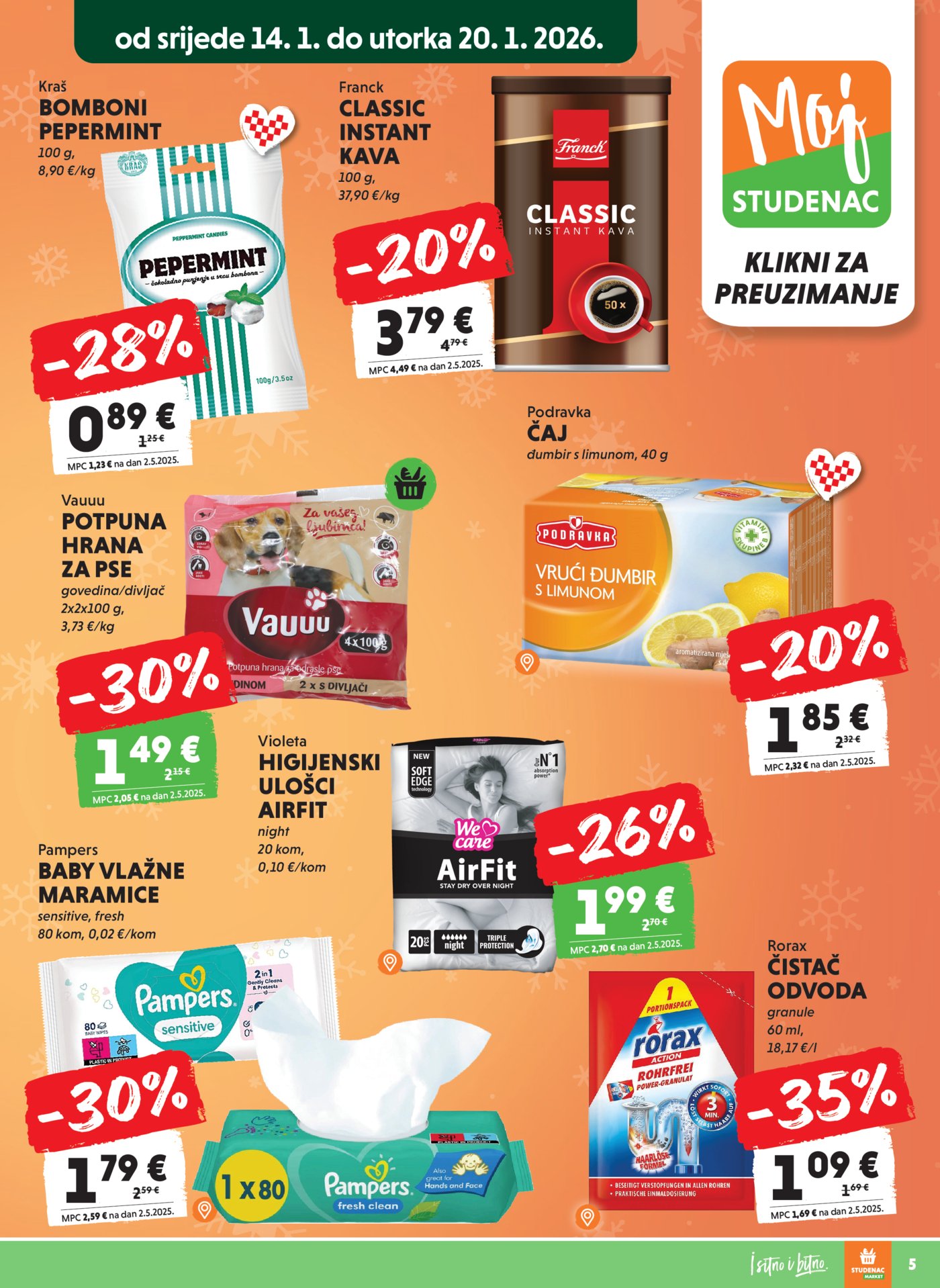 Studenac katalog Moj Studenac 14.01. - 20.01.2026.