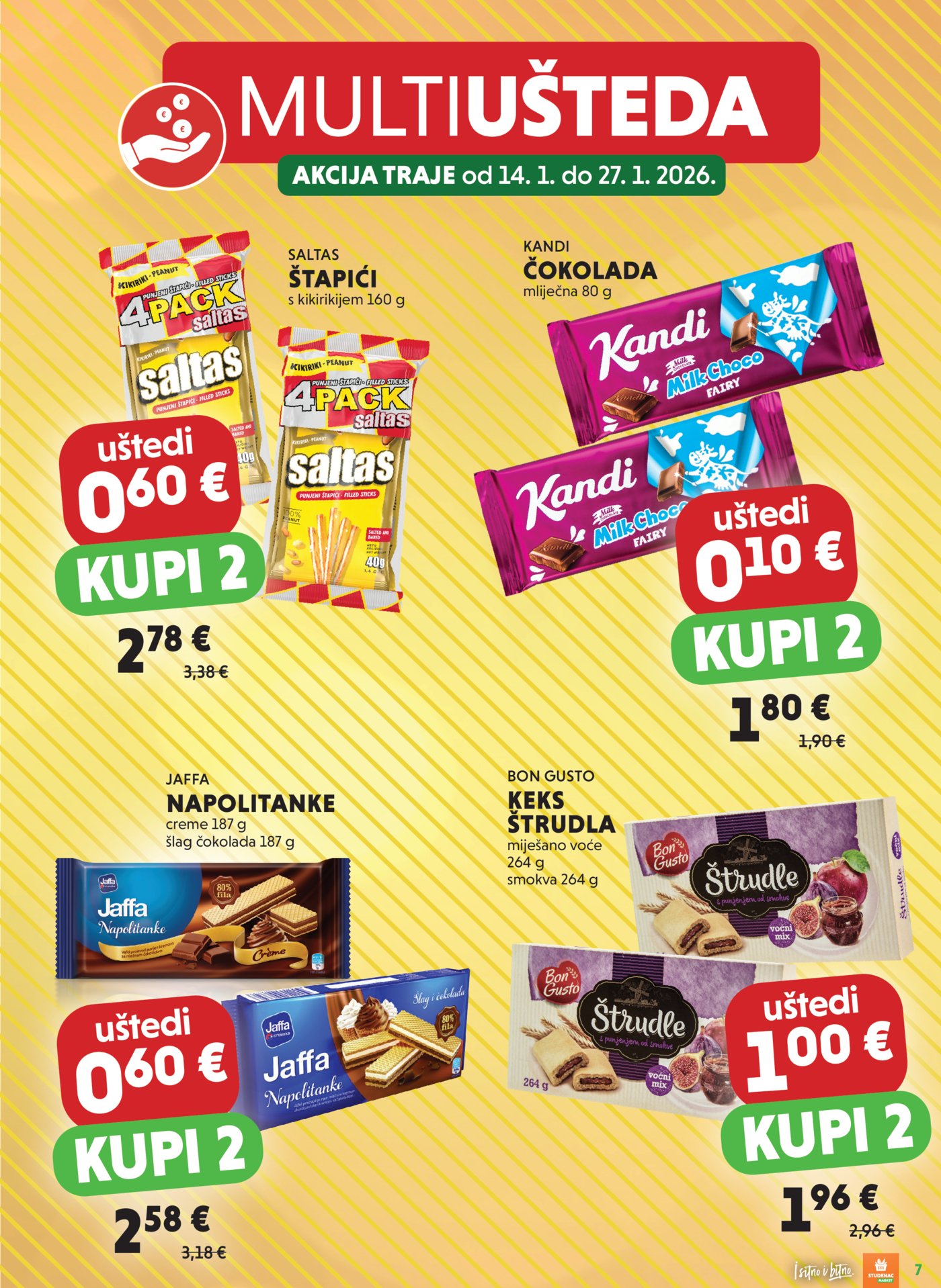 Studenac katalog Multiušteda 14.01. - 27.01.2026.