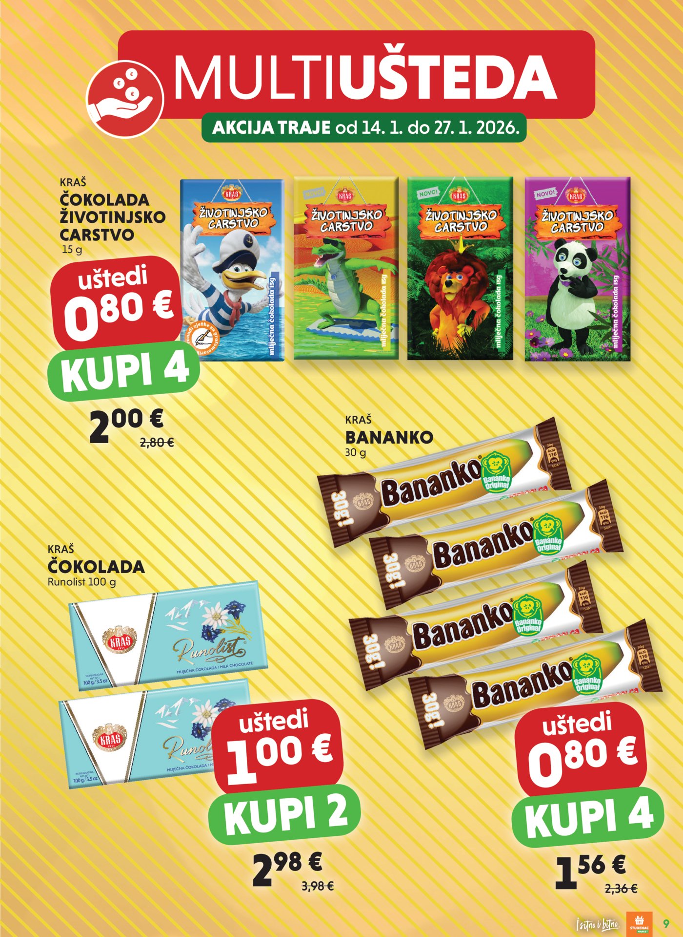 Studenac katalog Multiušteda 14.01. - 27.01.2026.