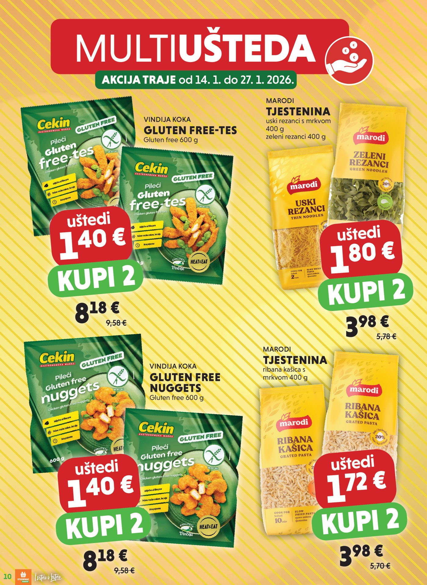 Studenac katalog Multiušteda 14.01. - 27.01.2026.