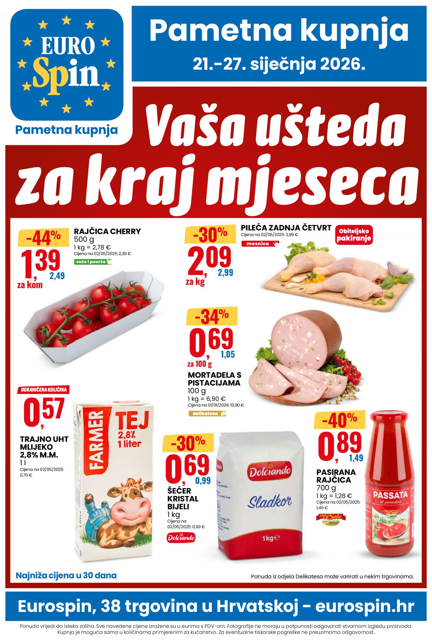 Eurospin katalog Akcija 21.01. - 27.01.2026.