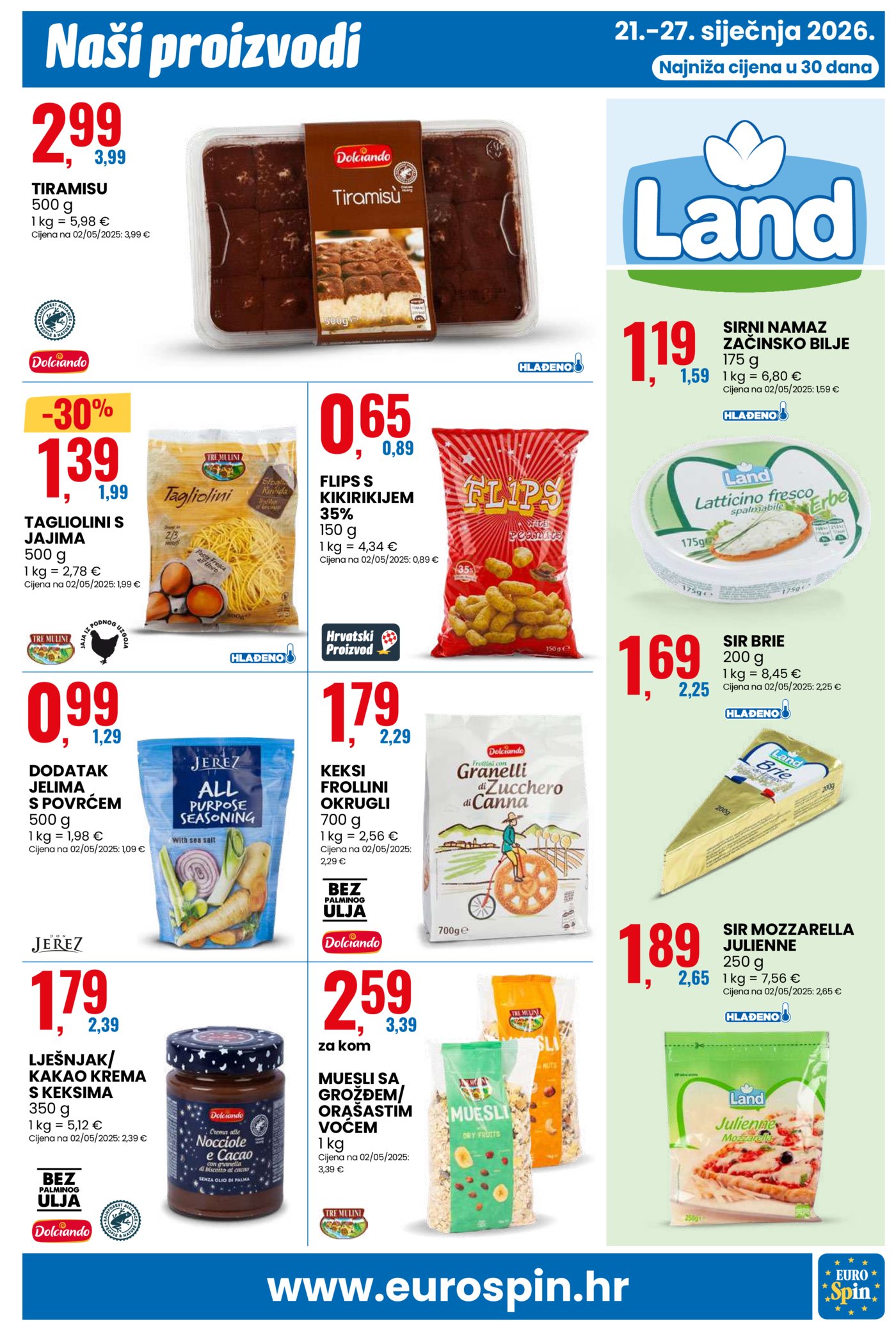 Eurospin katalog Akcija 21.01. - 27.01.2026.