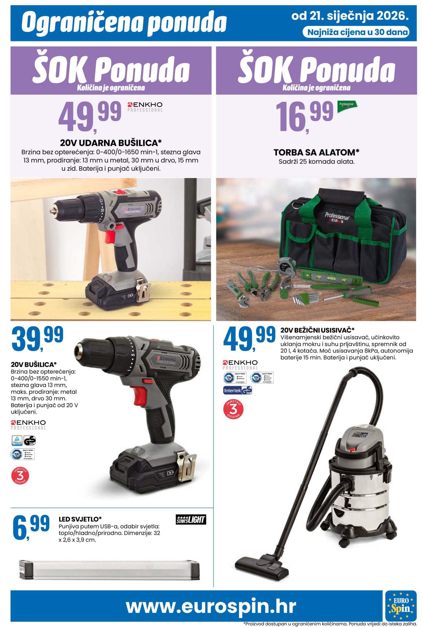 Eurospin katalog Akcija 21.01. - 27.01.2026.