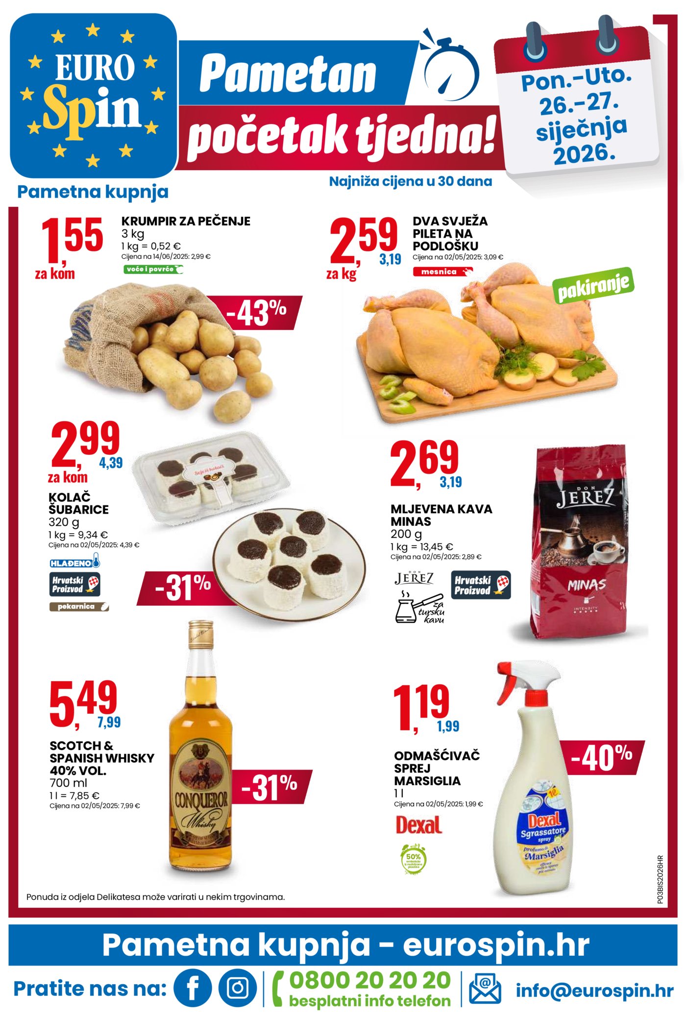 Eurospin katalog Akcija 21.01. - 27.01.2026.