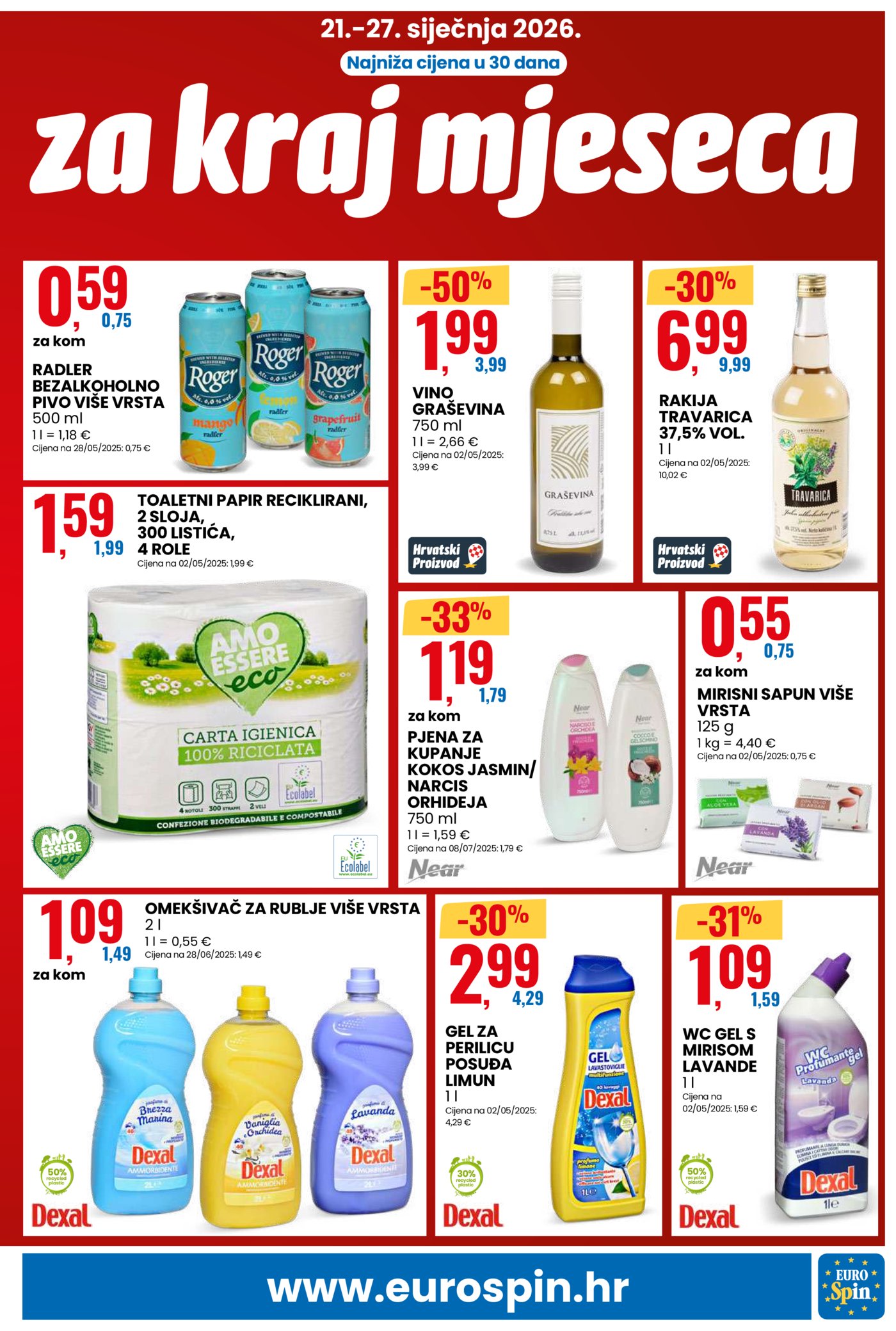 Eurospin katalog Akcija 21.01. - 27.01.2026.