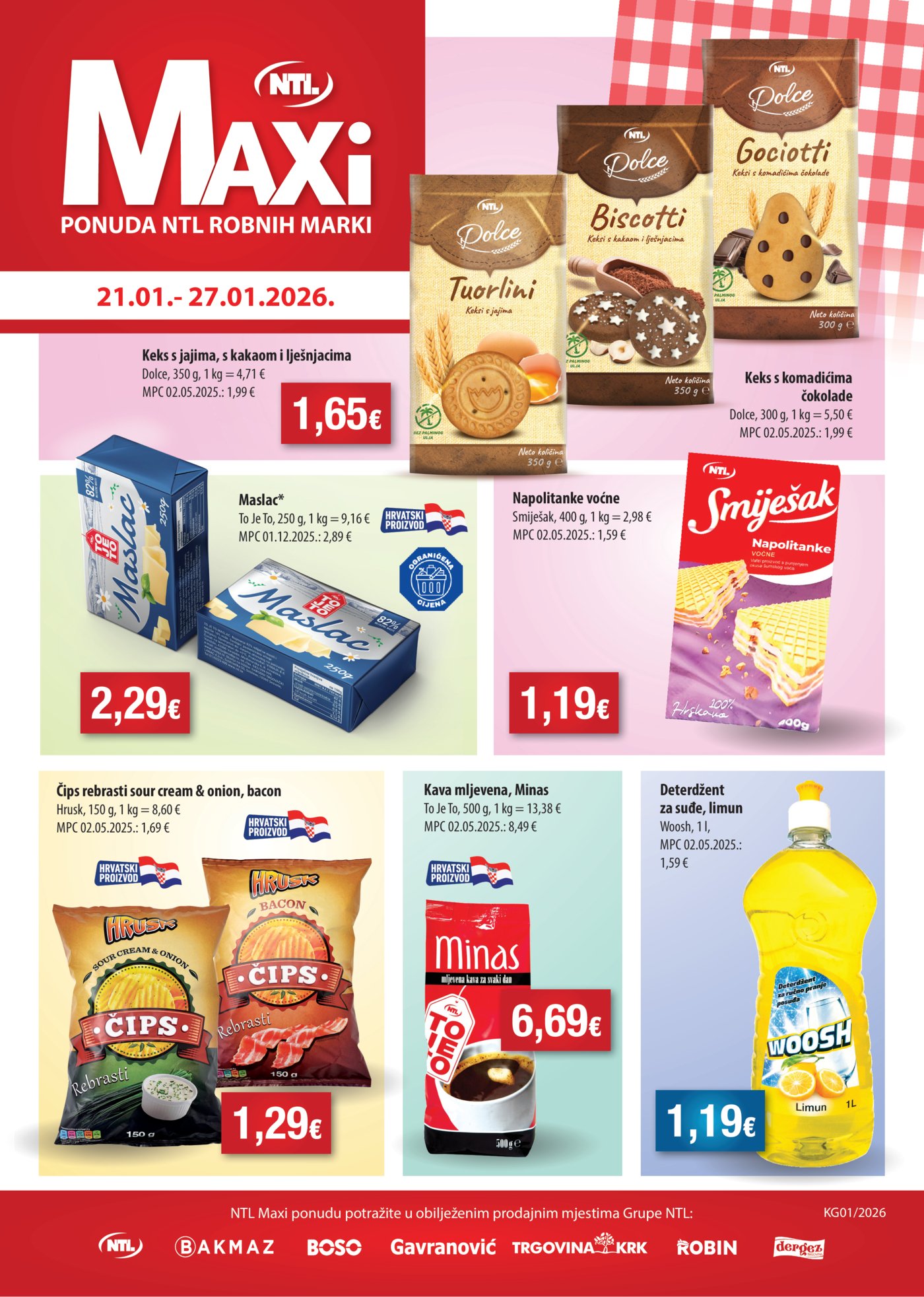 Gavranović katalog Maxi Tjedna Ponuda 21.01. - 27.01.2026.