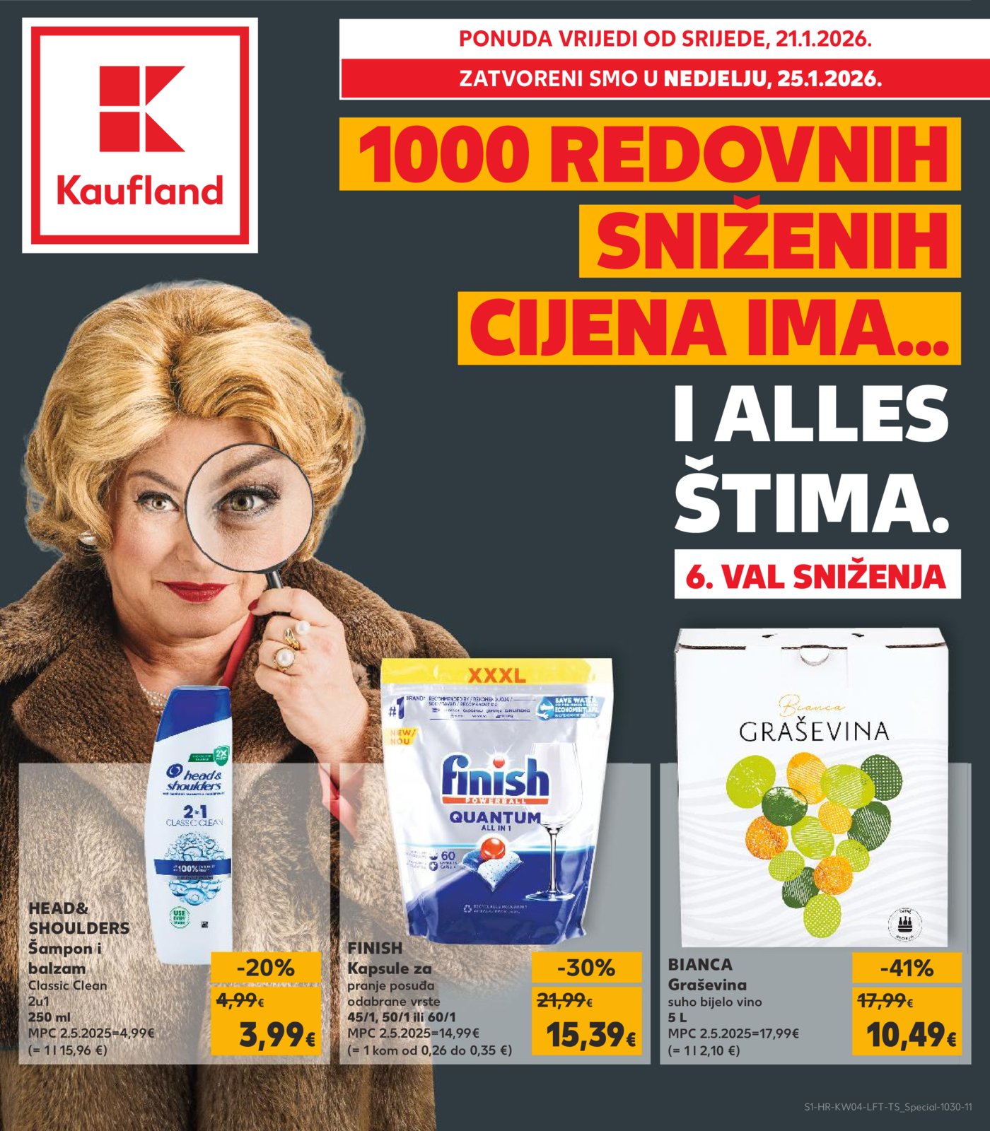 Kaufland katalog Akcija 21.01. - 27.01.2026. Odabrane poslovnice