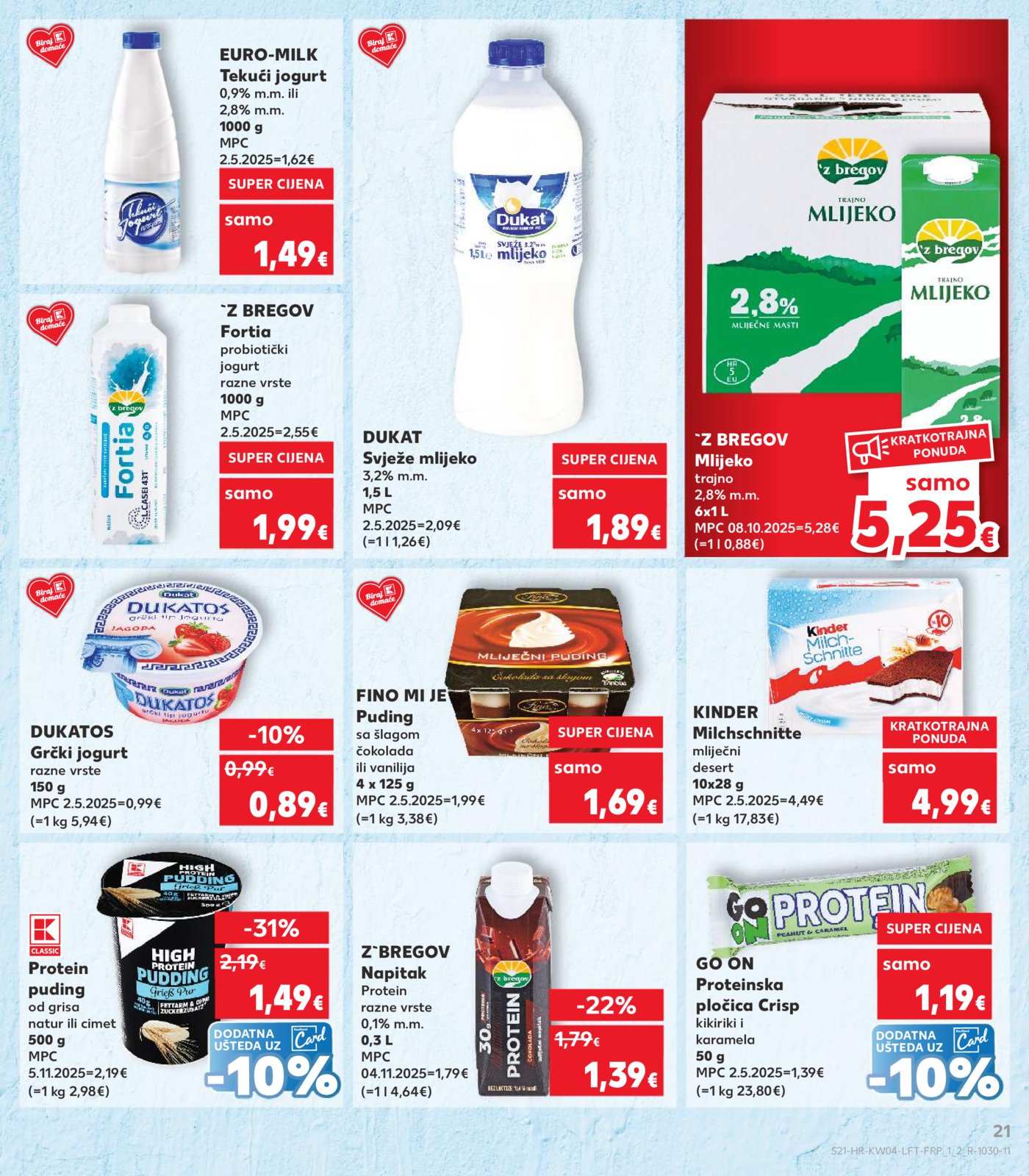 Kaufland katalog Akcija 21.01. - 27.01.2026. Odabrane poslovnice