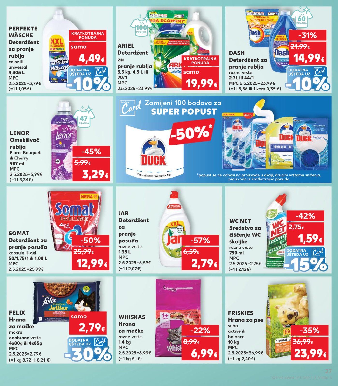Kaufland katalog Akcija 21.01. - 27.01.2026. Odabrane poslovnice