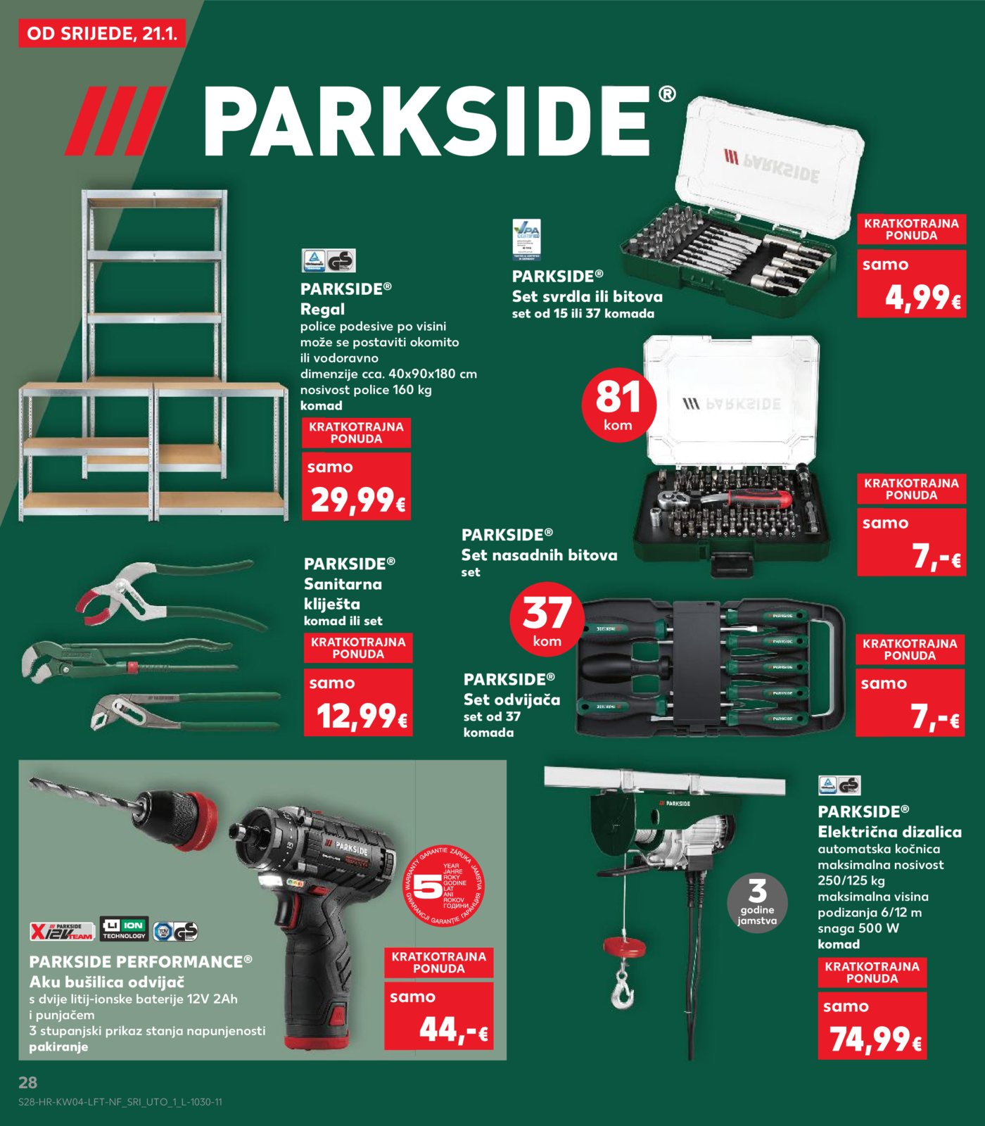 Kaufland katalog Akcija 21.01. - 27.01.2026. Odabrane poslovnice