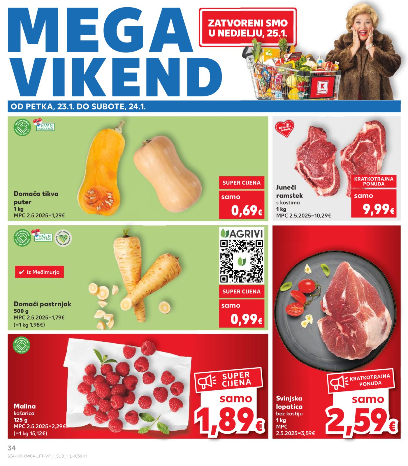 Kaufland katalog Akcija 21.01. - 27.01.2026. Odabrane poslovnice