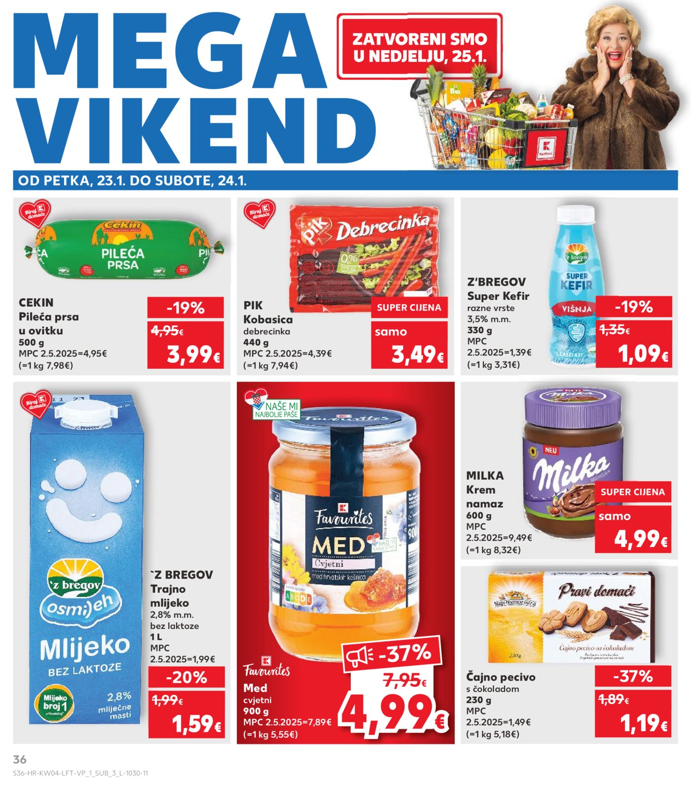 Kaufland katalog Akcija 21.01. - 27.01.2026. Odabrane poslovnice