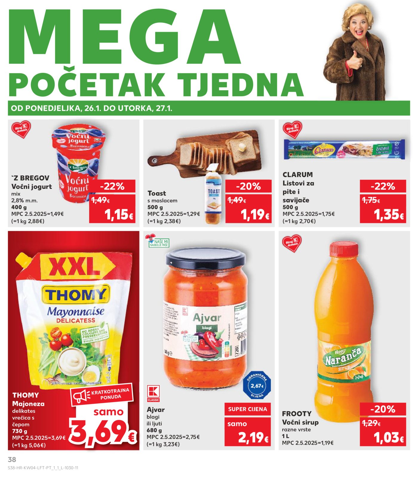 Kaufland katalog Akcija 21.01. - 27.01.2026. Odabrane poslovnice