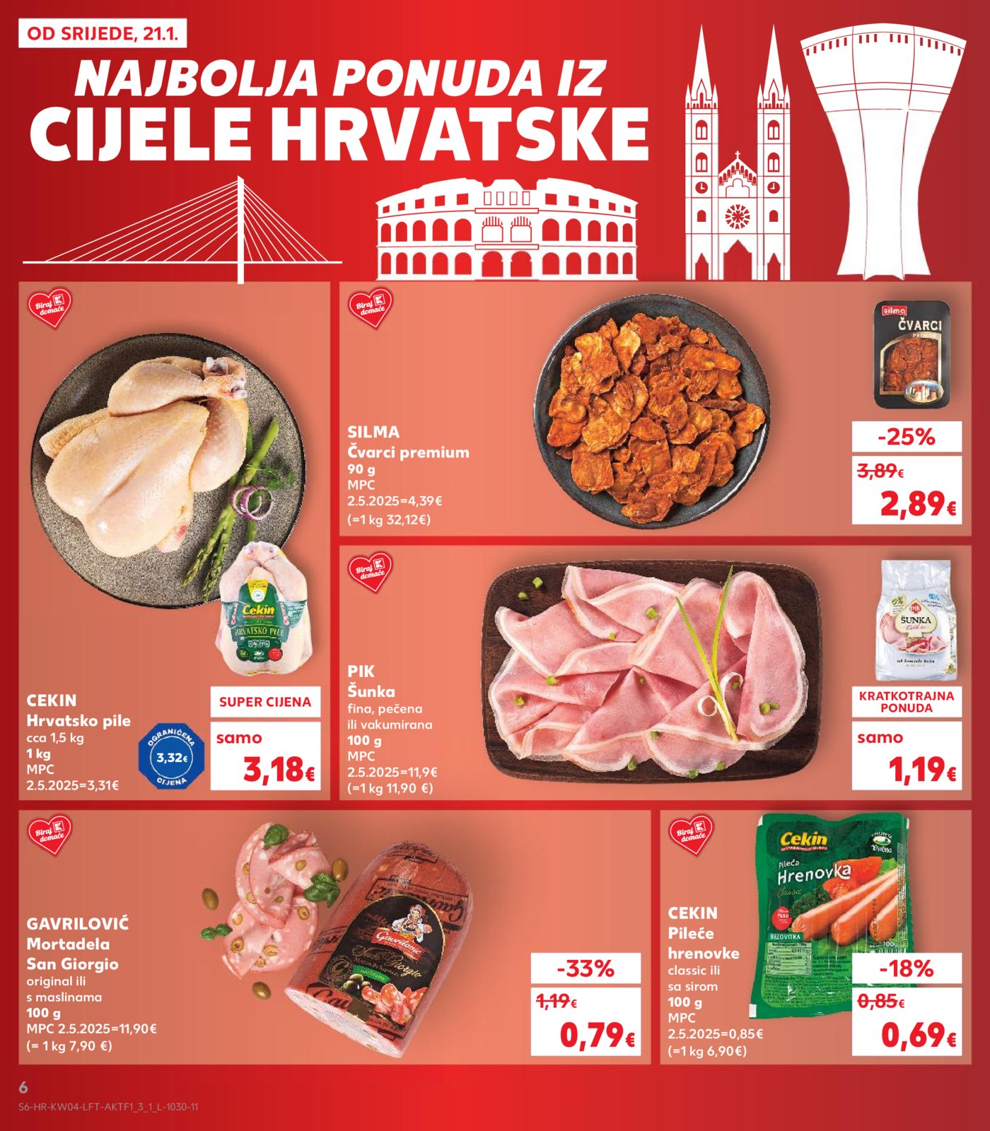 Kaufland katalog Akcija 21.01. - 27.01.2026. Odabrane poslovnice