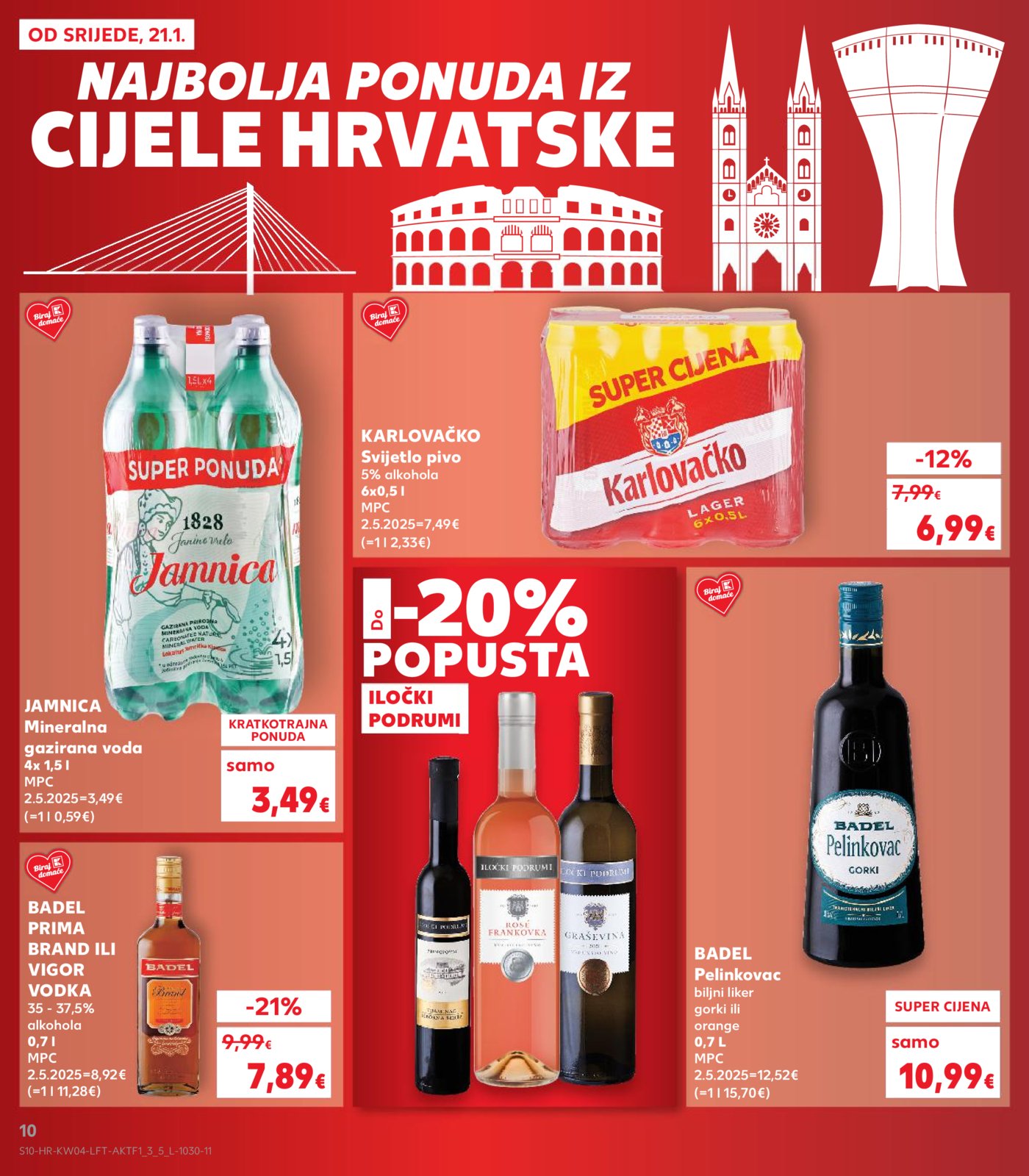 Kaufland katalog Akcija 21.01. - 27.01.2026. Odabrane poslovnice