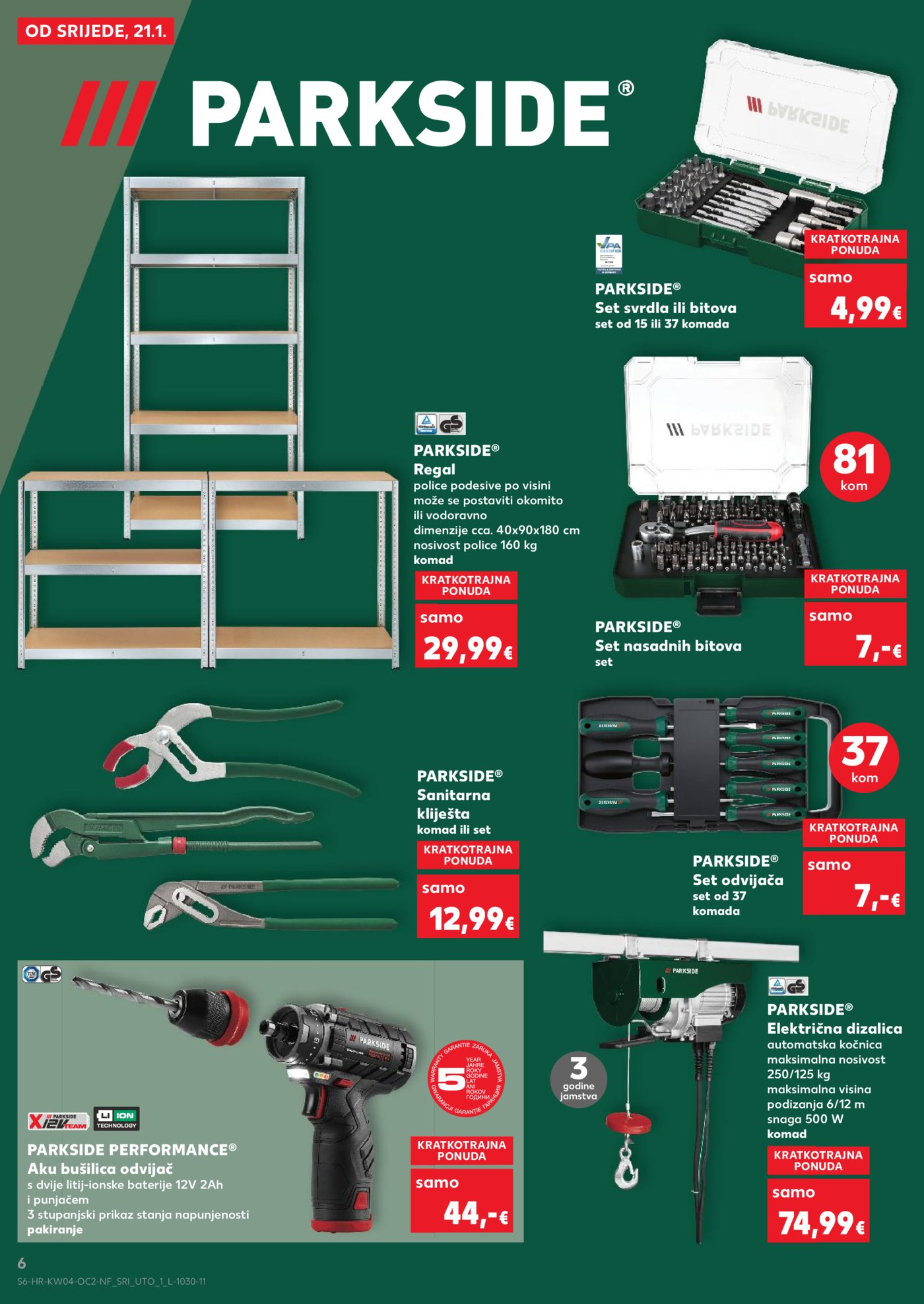 Kaufland katalog Neprehrambenih proizvoda 21.01. - 27.01.2026. Odabrane poslovnice