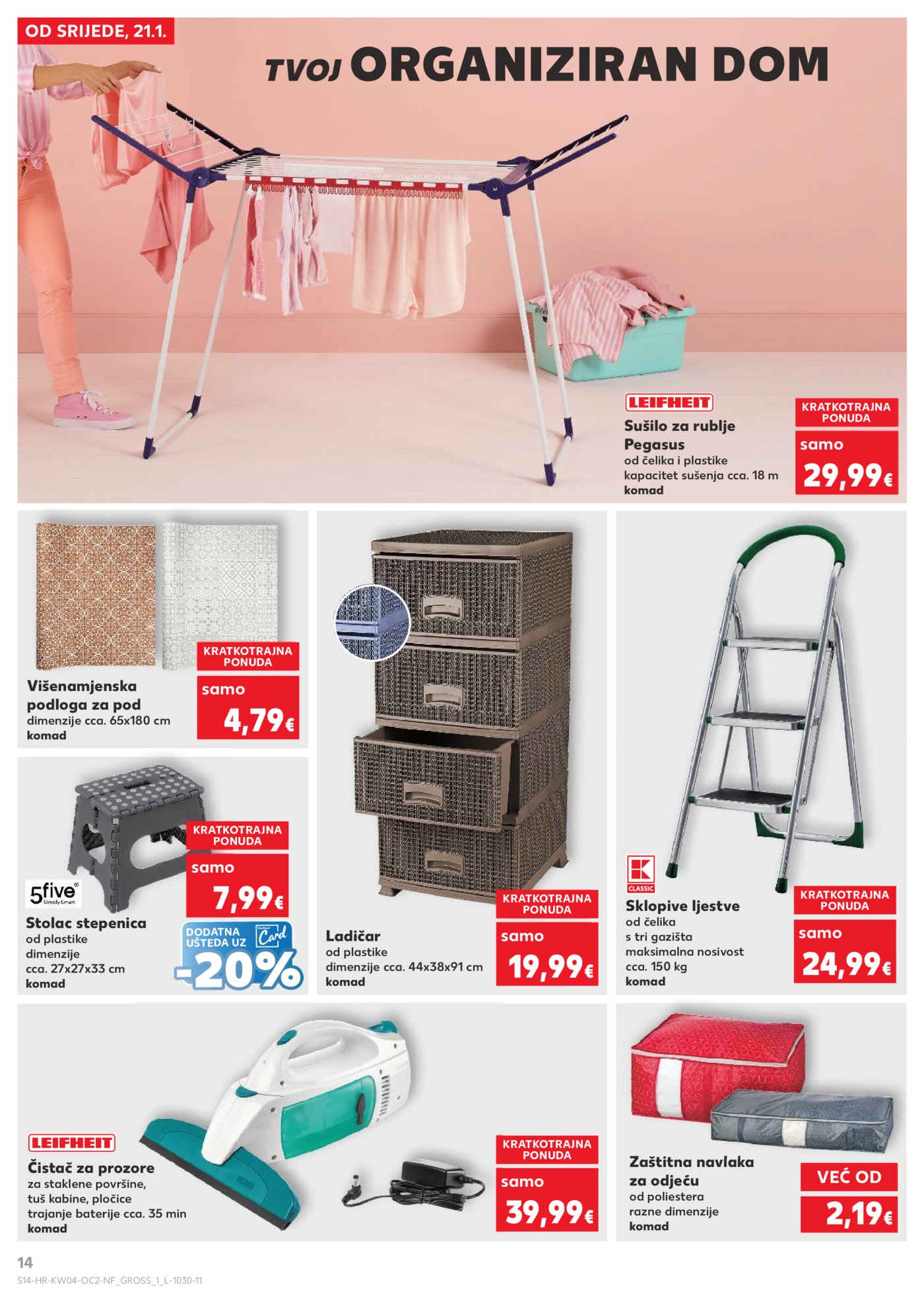 Kaufland katalog Neprehrambenih proizvoda 21.01. - 27.01.2026. Odabrane poslovnice