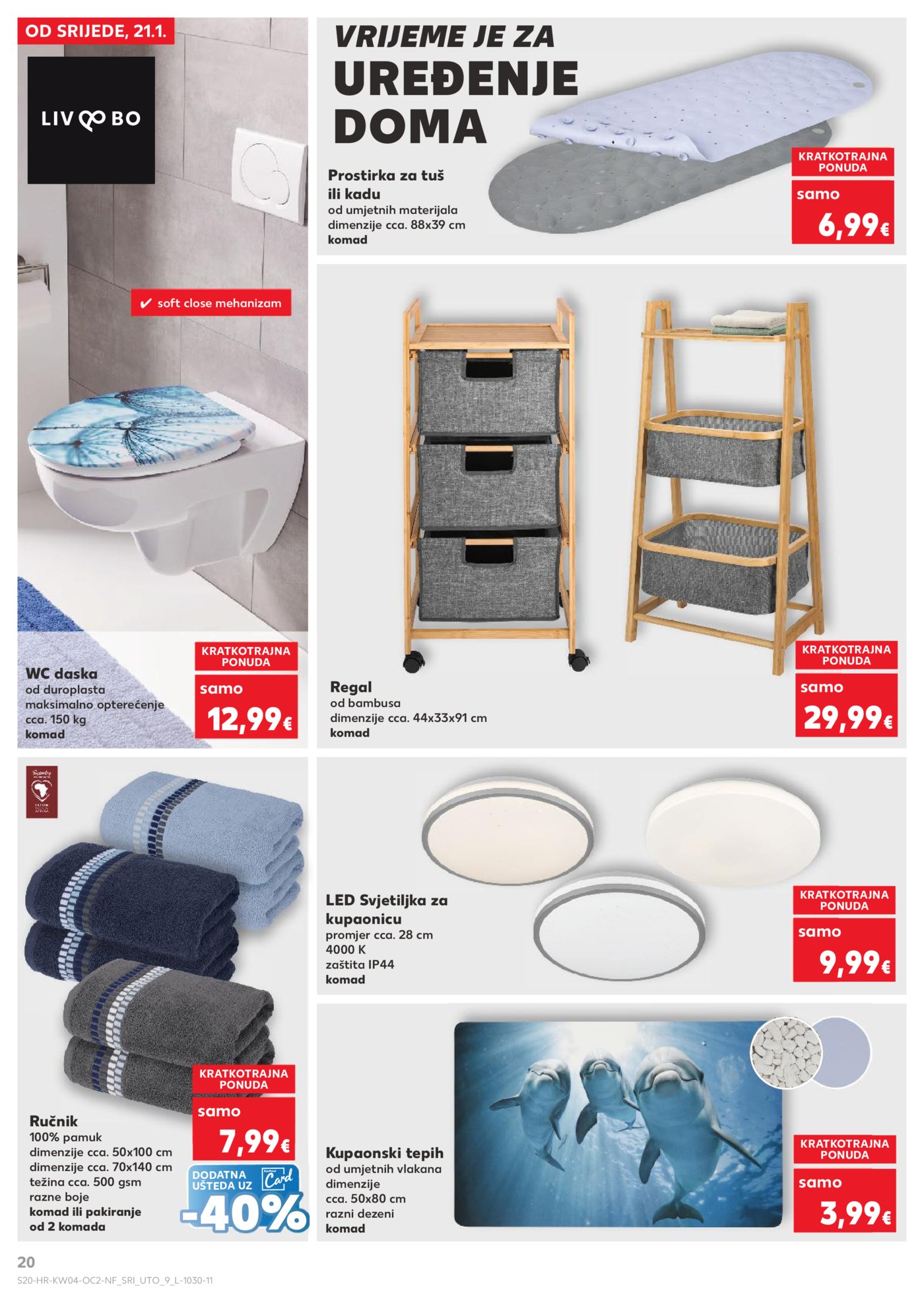 Kaufland katalog Neprehrambenih proizvoda 21.01. - 27.01.2026. Odabrane poslovnice