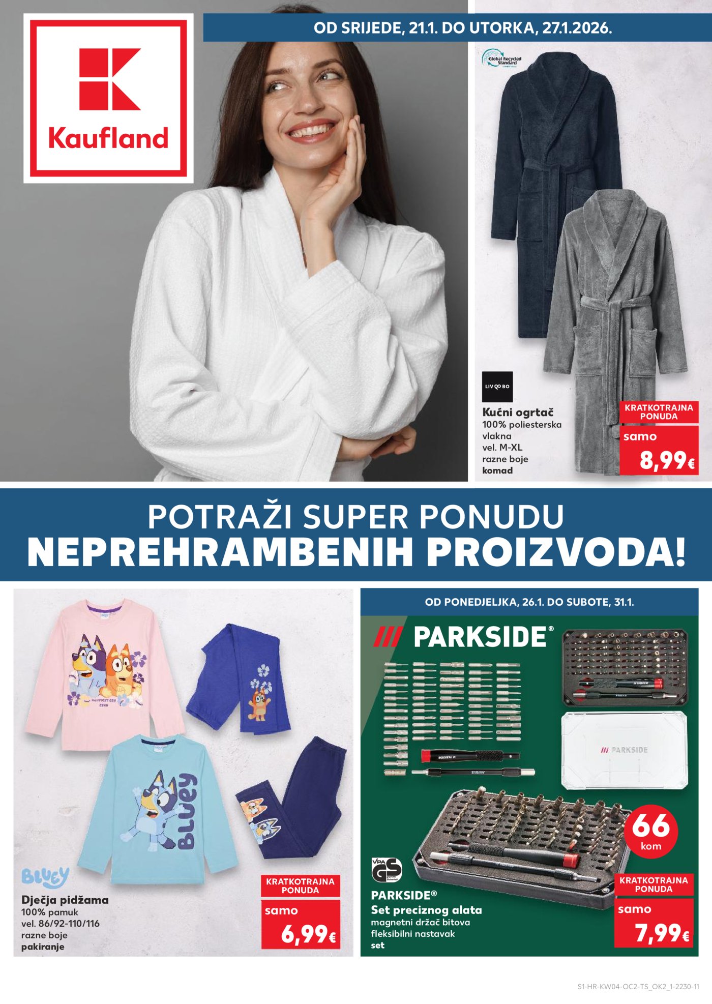 Kaufland katalog Neprehrambenih proizvoda 21.01. - 27.01.2026. VG, Po, Ro, Vo, Vu, DS, Ma, Iv, Lu