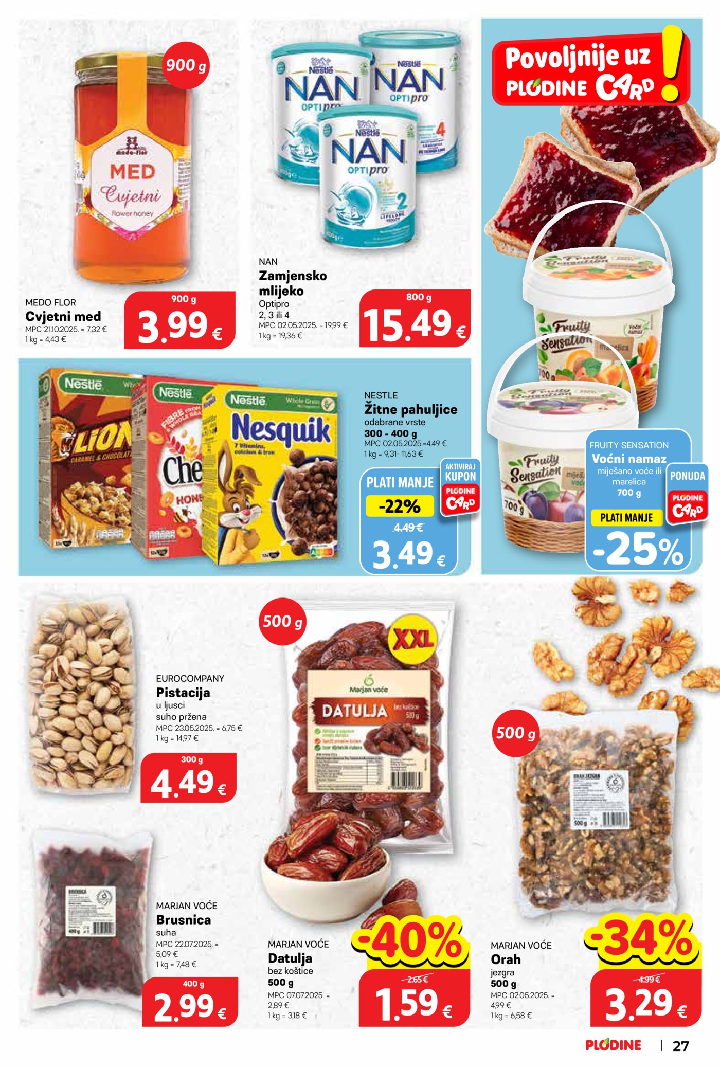 Plodine katalog Akcija 21.01. - 27.01.2026.